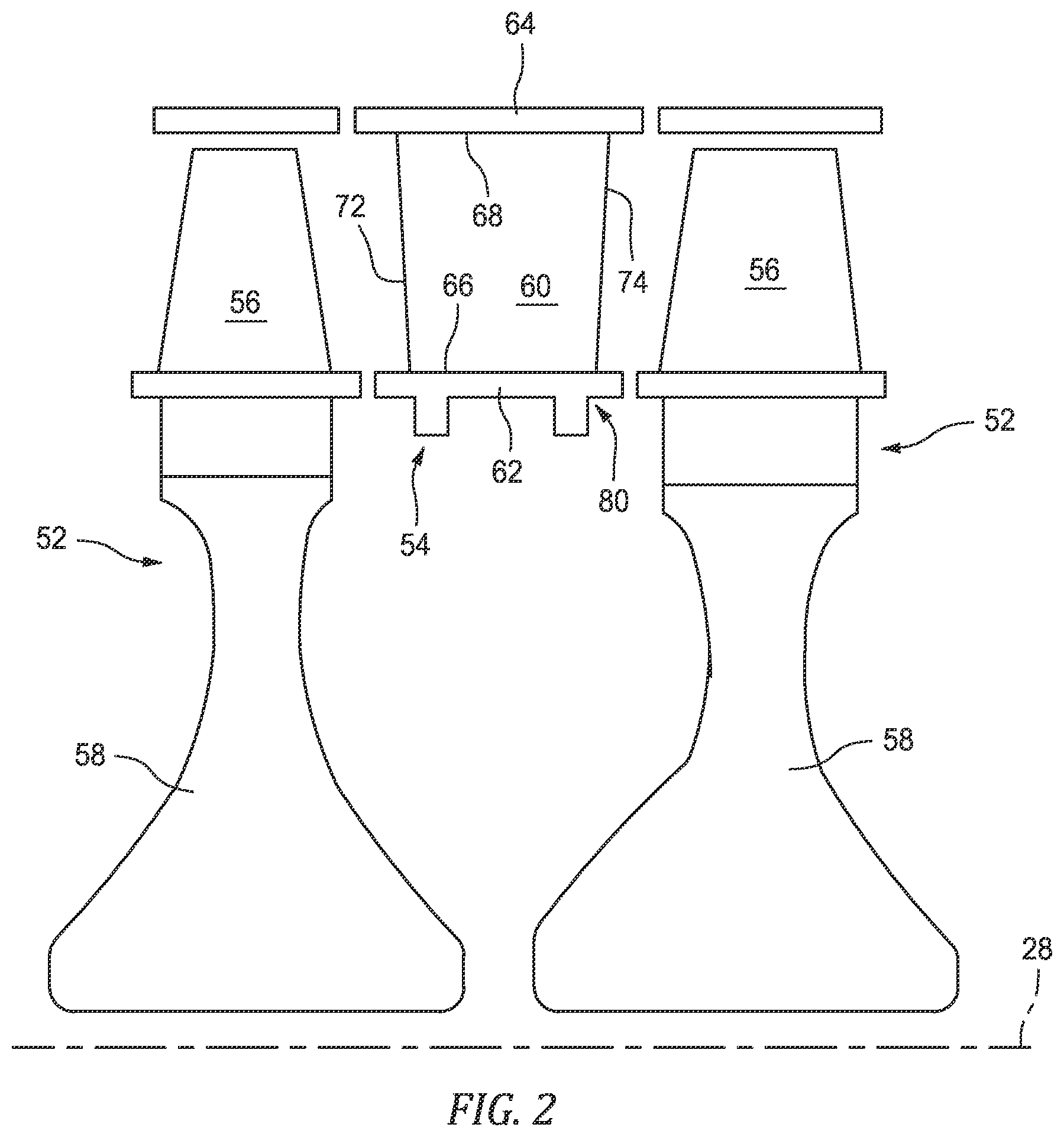 Patent US12359297 Figure 2 – Case flowpath repair system and method