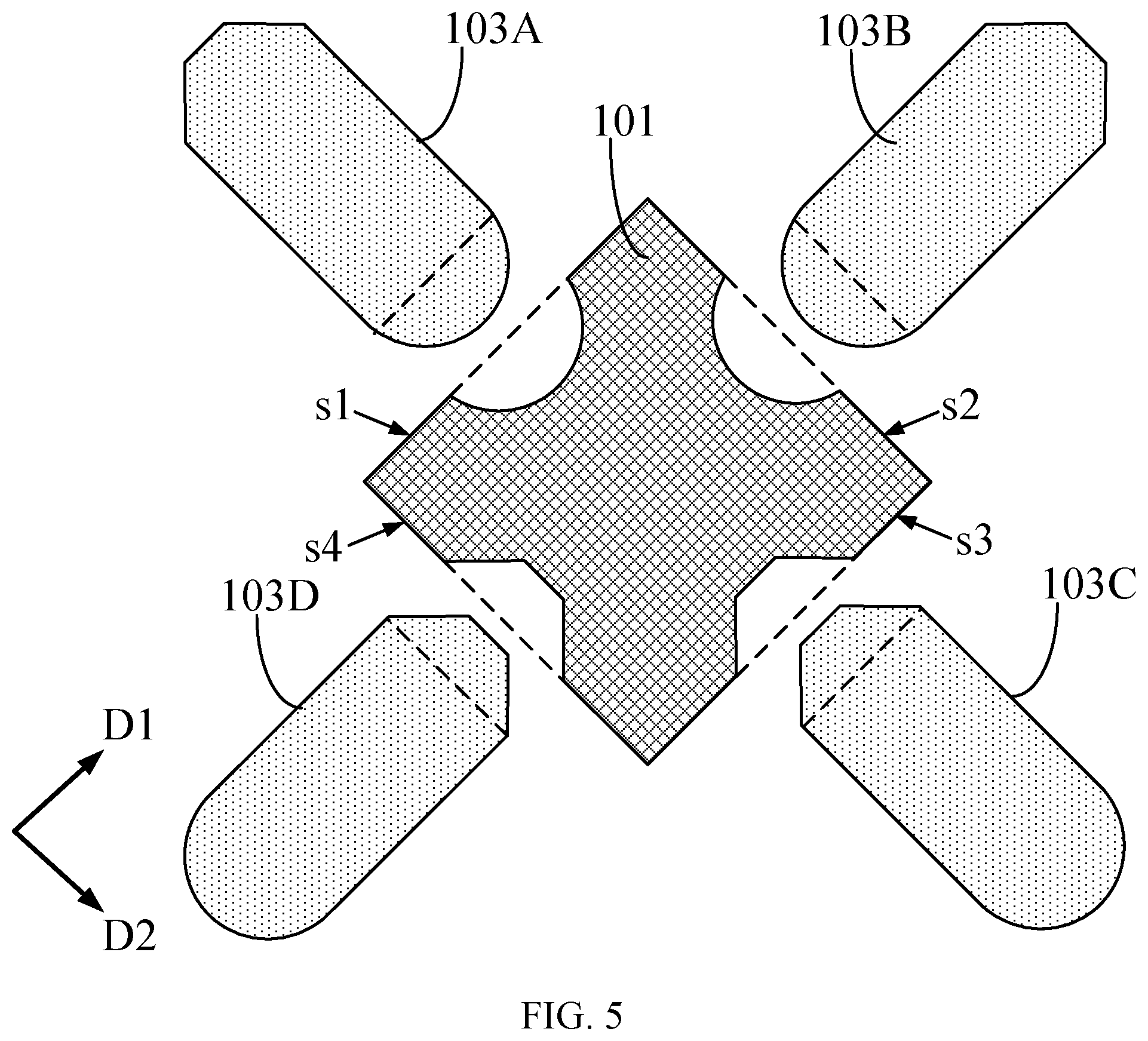 Patent US12359301 Figure 5 – Pixel arrangement, manufacturing method thereof, display panel, display device and mask