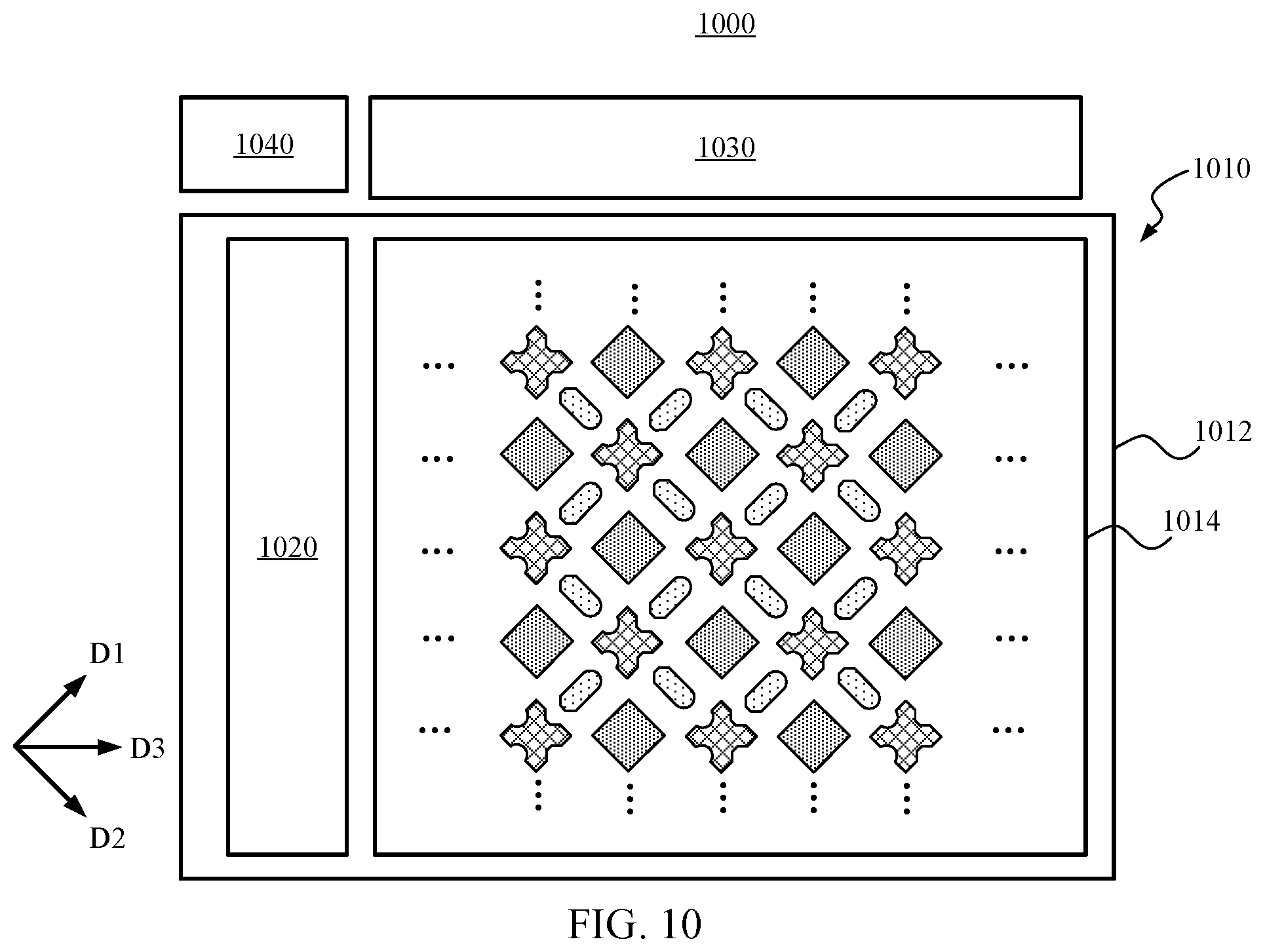 Patent US12359301 Figure 10 – Pixel arrangement, manufacturing method thereof, display panel, display device and mask
