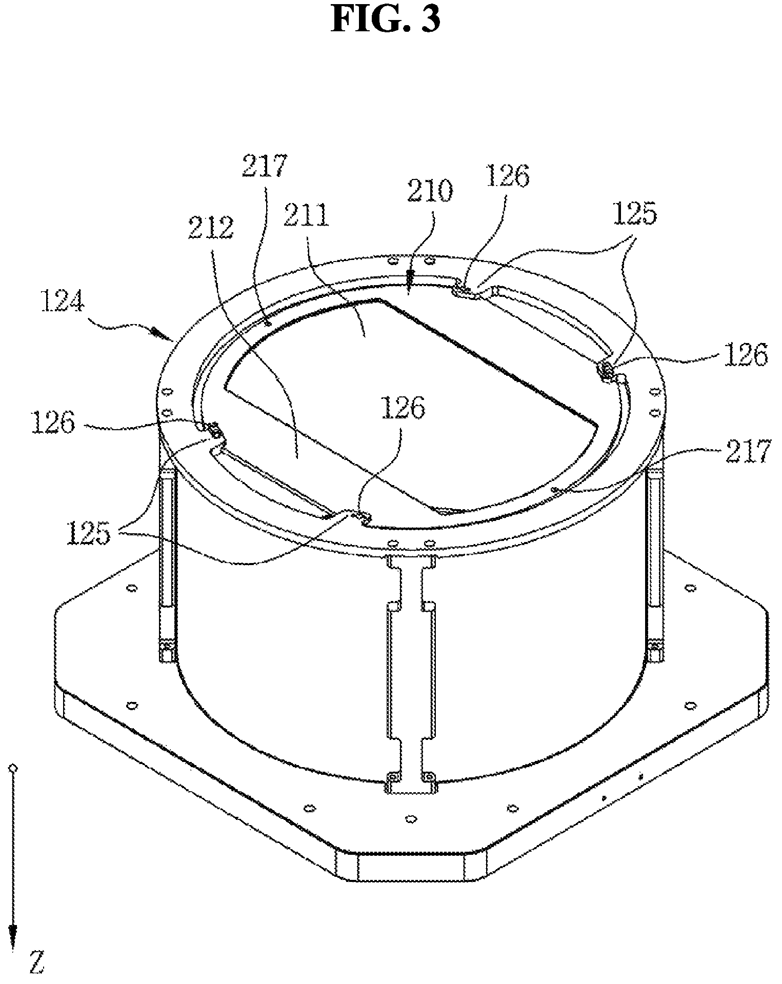 Patent US12359305 Figure 3 – Deposition device having contact structure and deposition system having same