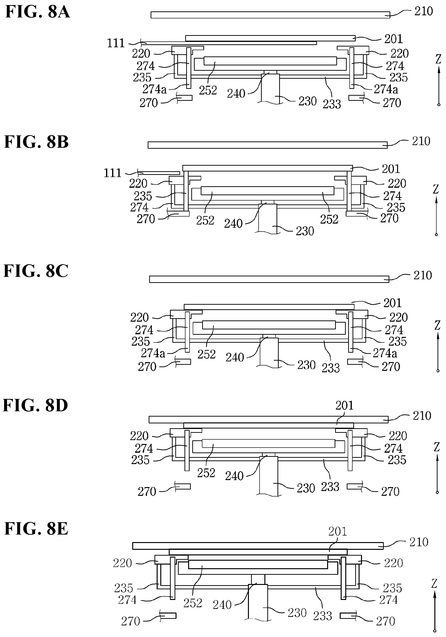 Patent US12359305 Figure 8 – Deposition device having contact structure and deposition system having same