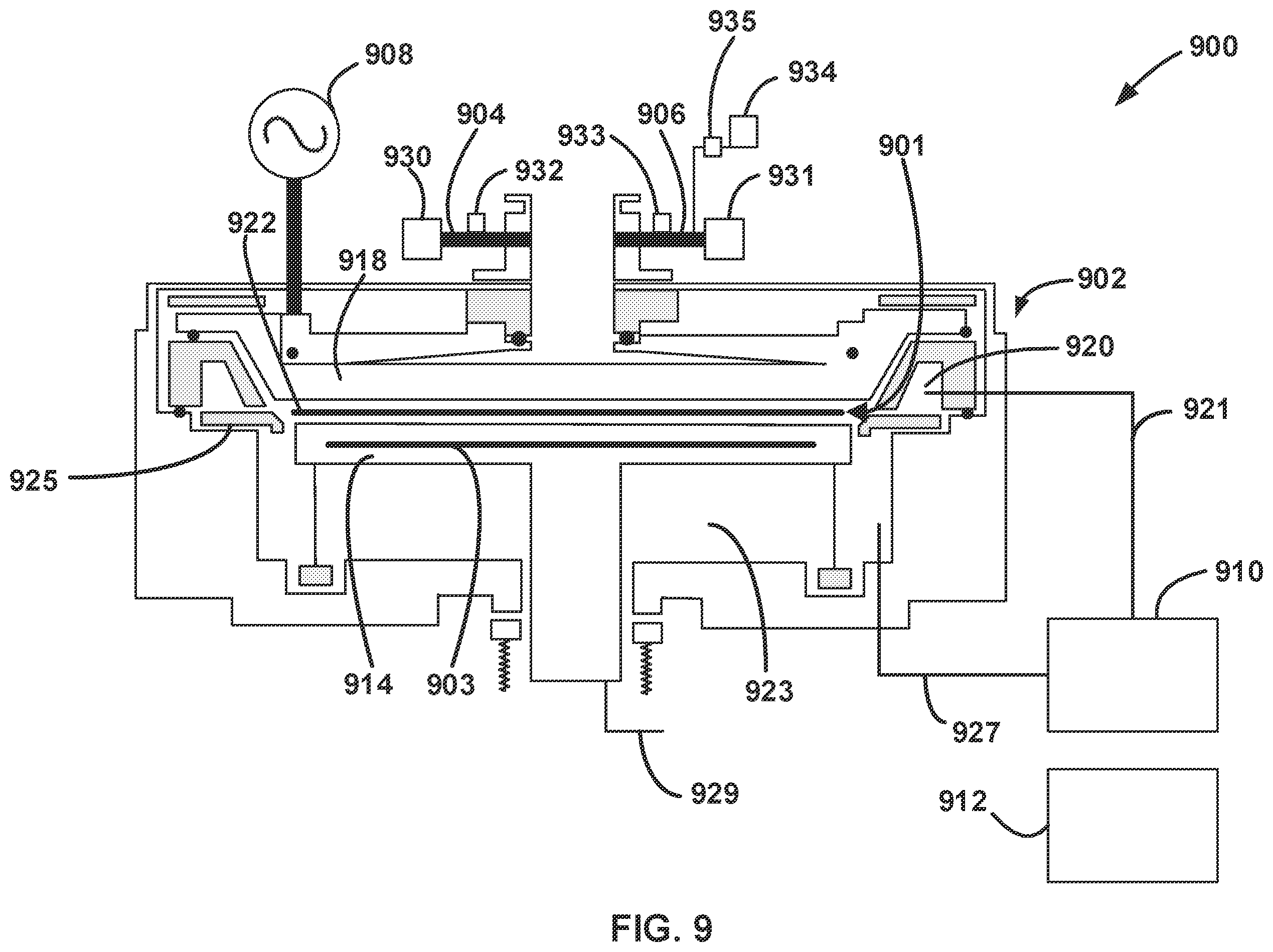 Patent US12359312 Figure 9 – Method and system for forming a silicon oxycarbide layer and structure formed using same
