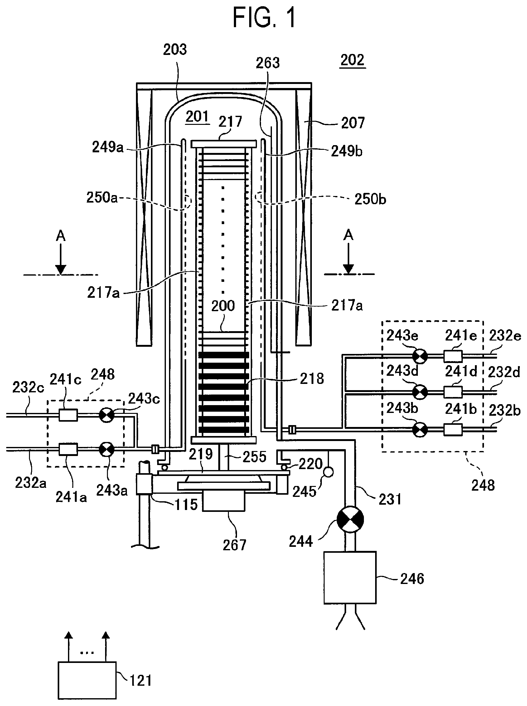 Patent US12359314 Figure 1 – Method of manufacturing semiconductor device, substrate processing method, substrate processing apparatus, and recording medium
