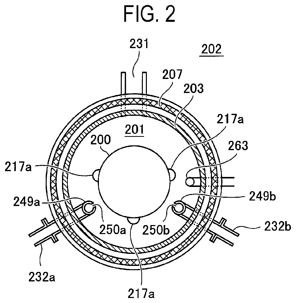 Patent US12359314 Figure 2 – Method of manufacturing semiconductor device, substrate processing method, substrate processing apparatus, and recording medium