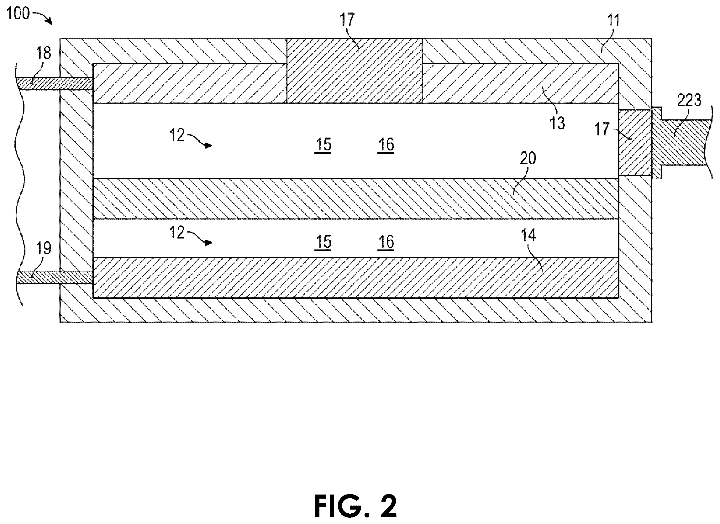 Patent US12359324 Figure 2 – System for sterilizing equipment, associated method, and chlorine dioxide gas generating device for use with same