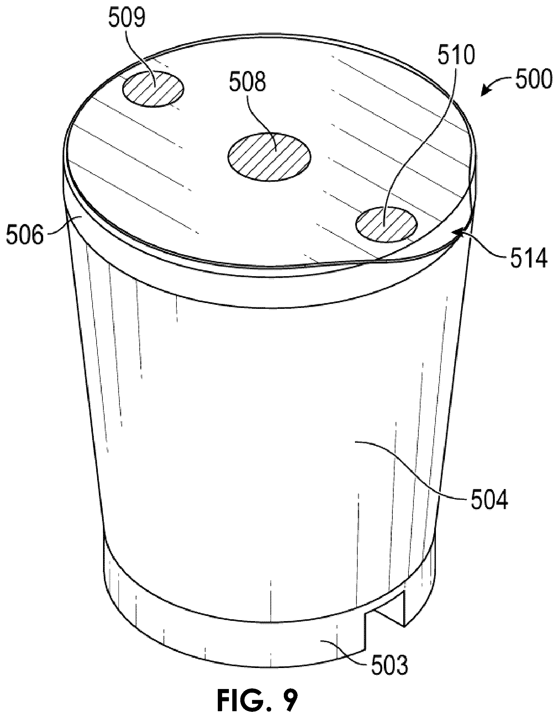 Patent US12359324 Figure 9 – System for sterilizing equipment, associated method, and chlorine dioxide gas generating device for use with same