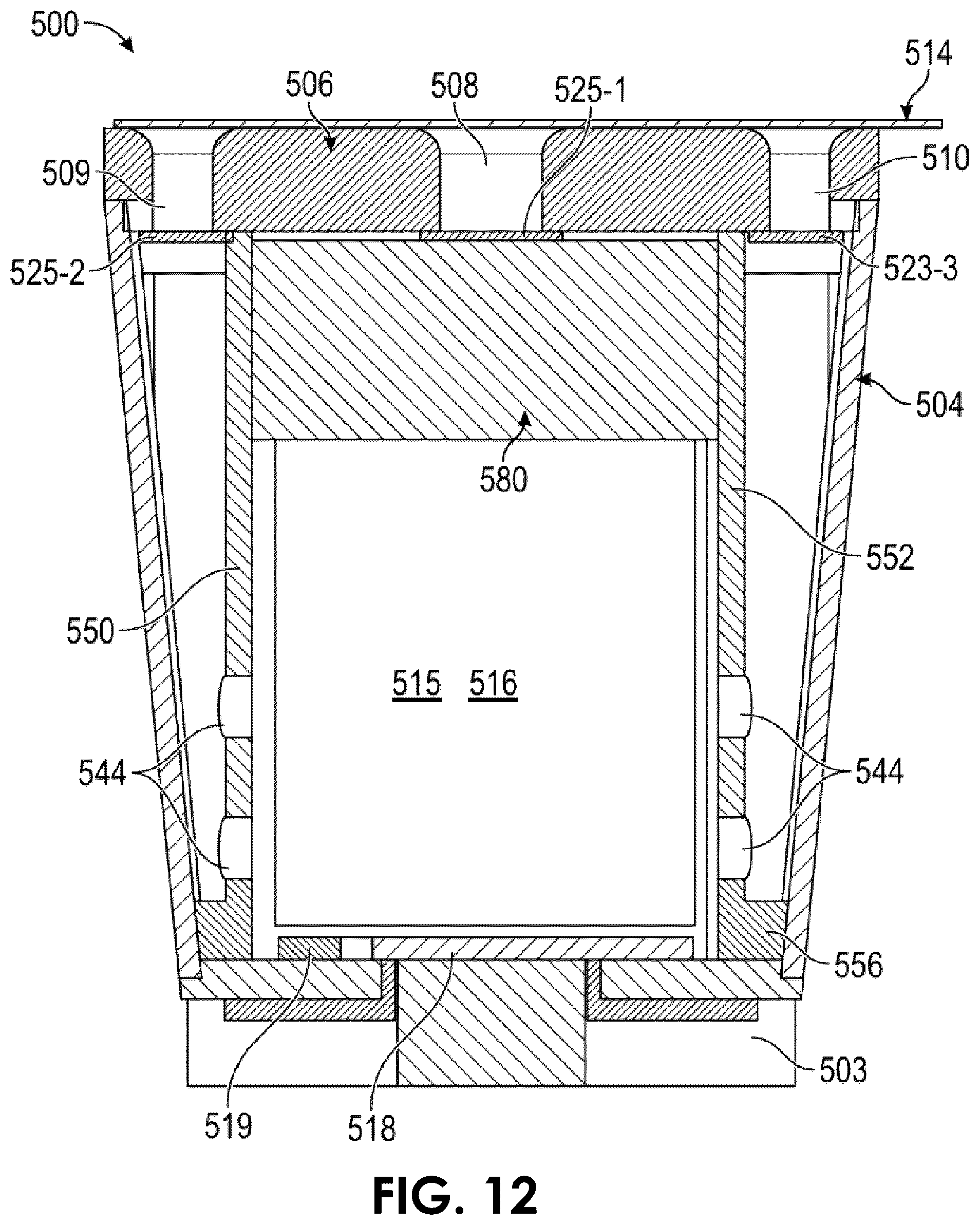 Patent US12359324 Figure 12 – System for sterilizing equipment, associated method, and chlorine dioxide gas generating device for use with same