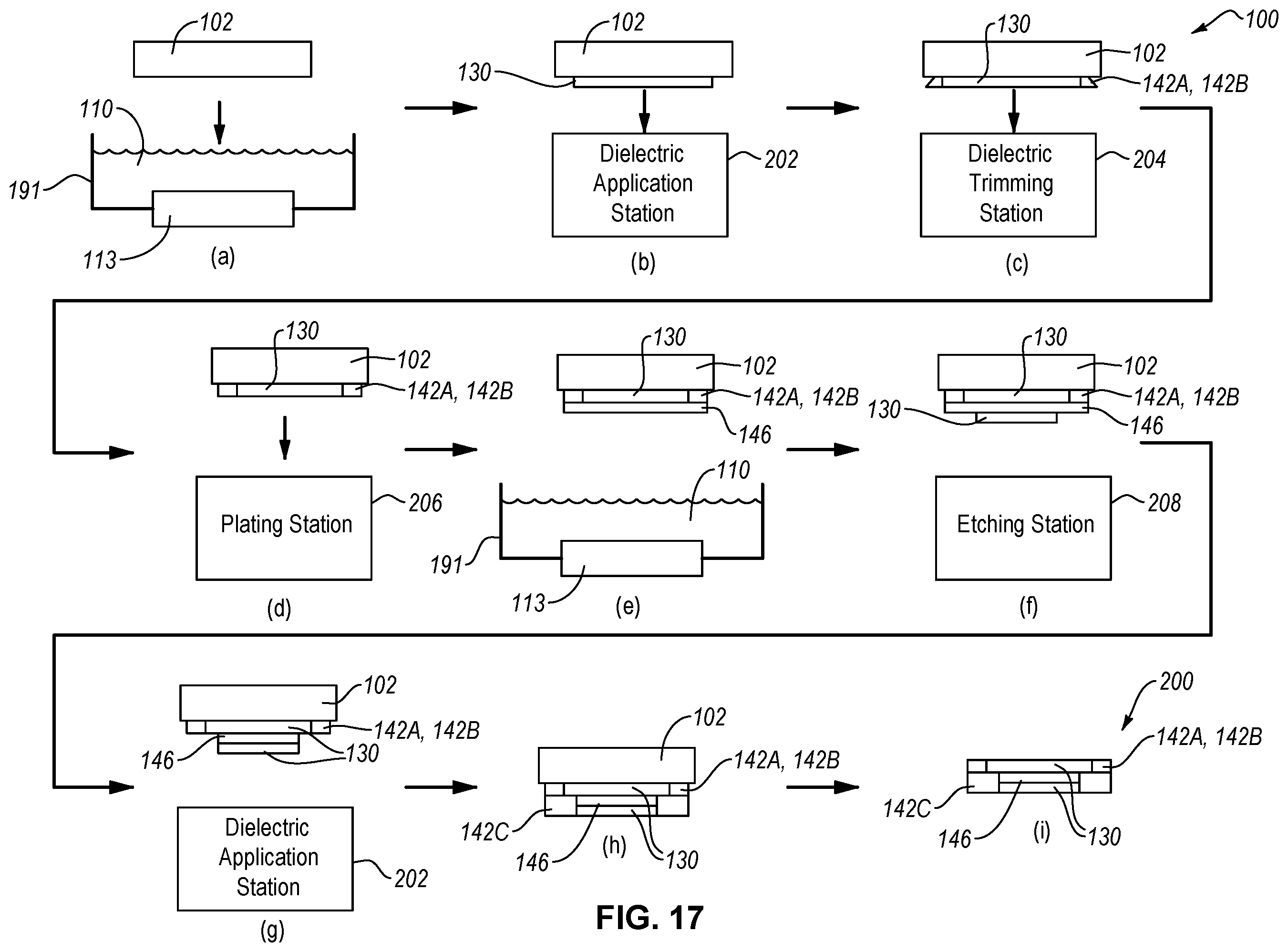 Patent US12359334 Figure 8 – Systems and methods for manufacturing electrical components using electrochemical deposition