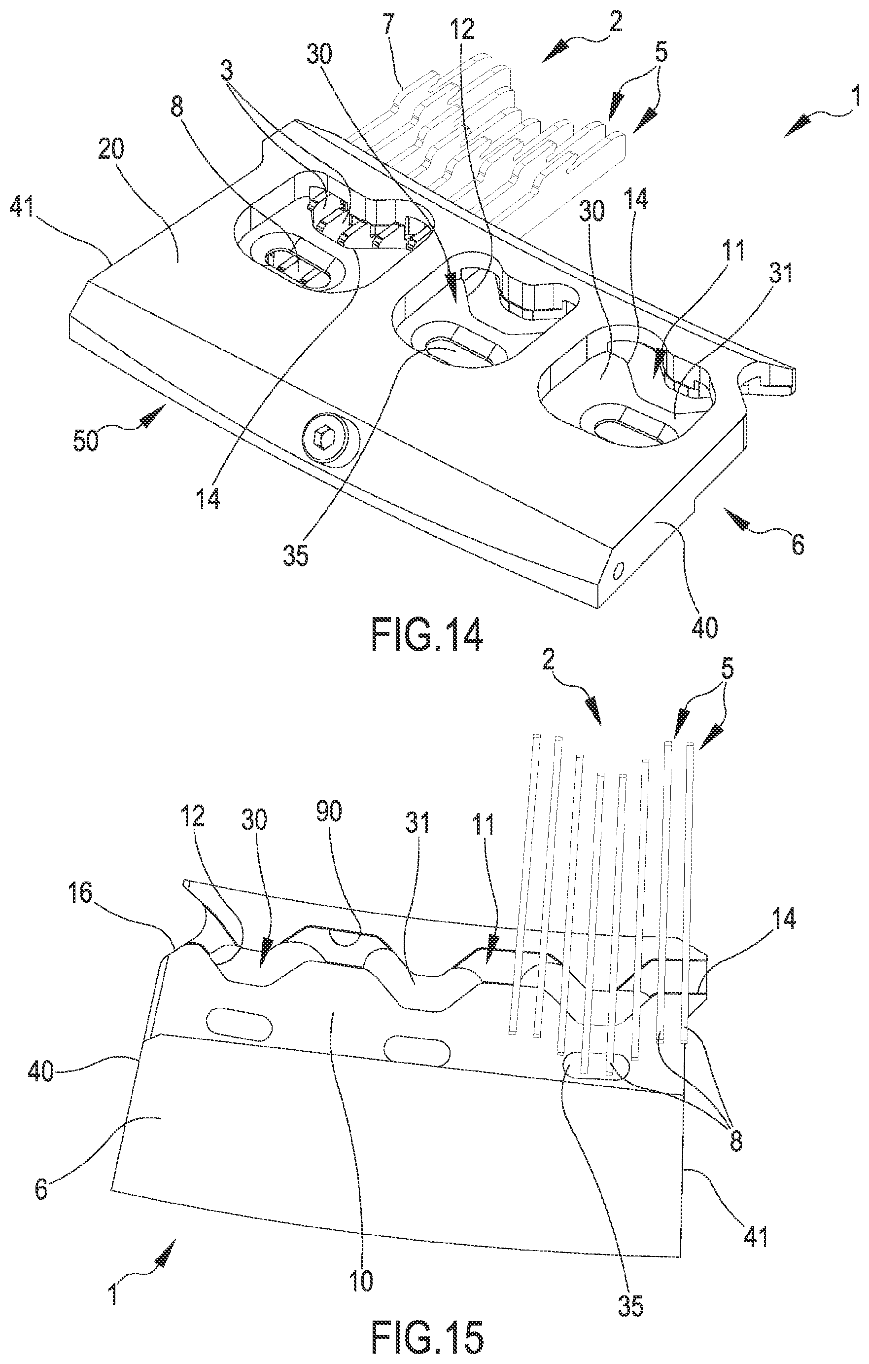 Patent US12359353 Figure 9 – Support and control device for circular knitting machines