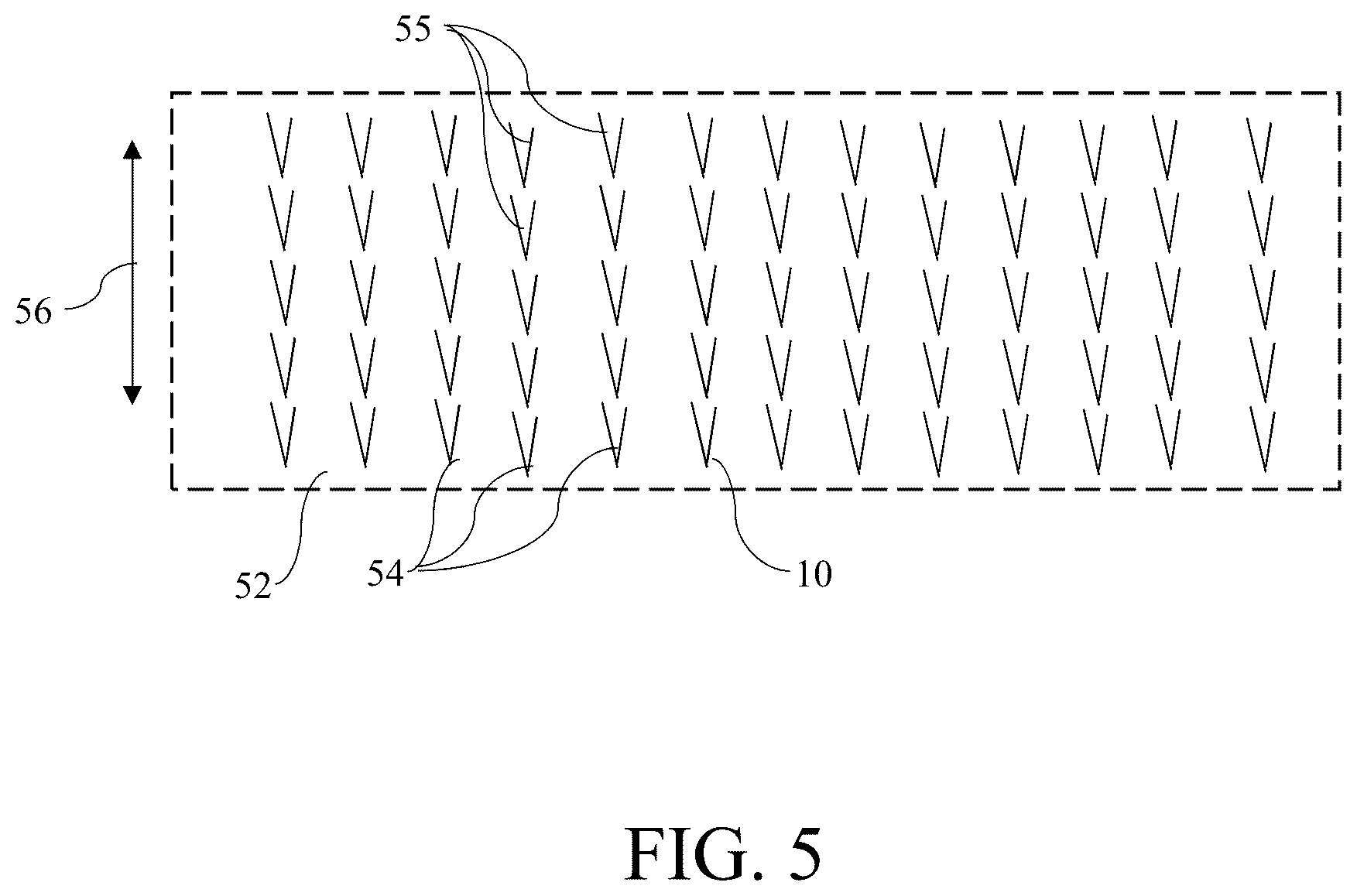 Patent US12359356 Figure 5 – Yarn with sections having different aesthetic characteristics, articles comprising same, and methods of making said yarn and articles