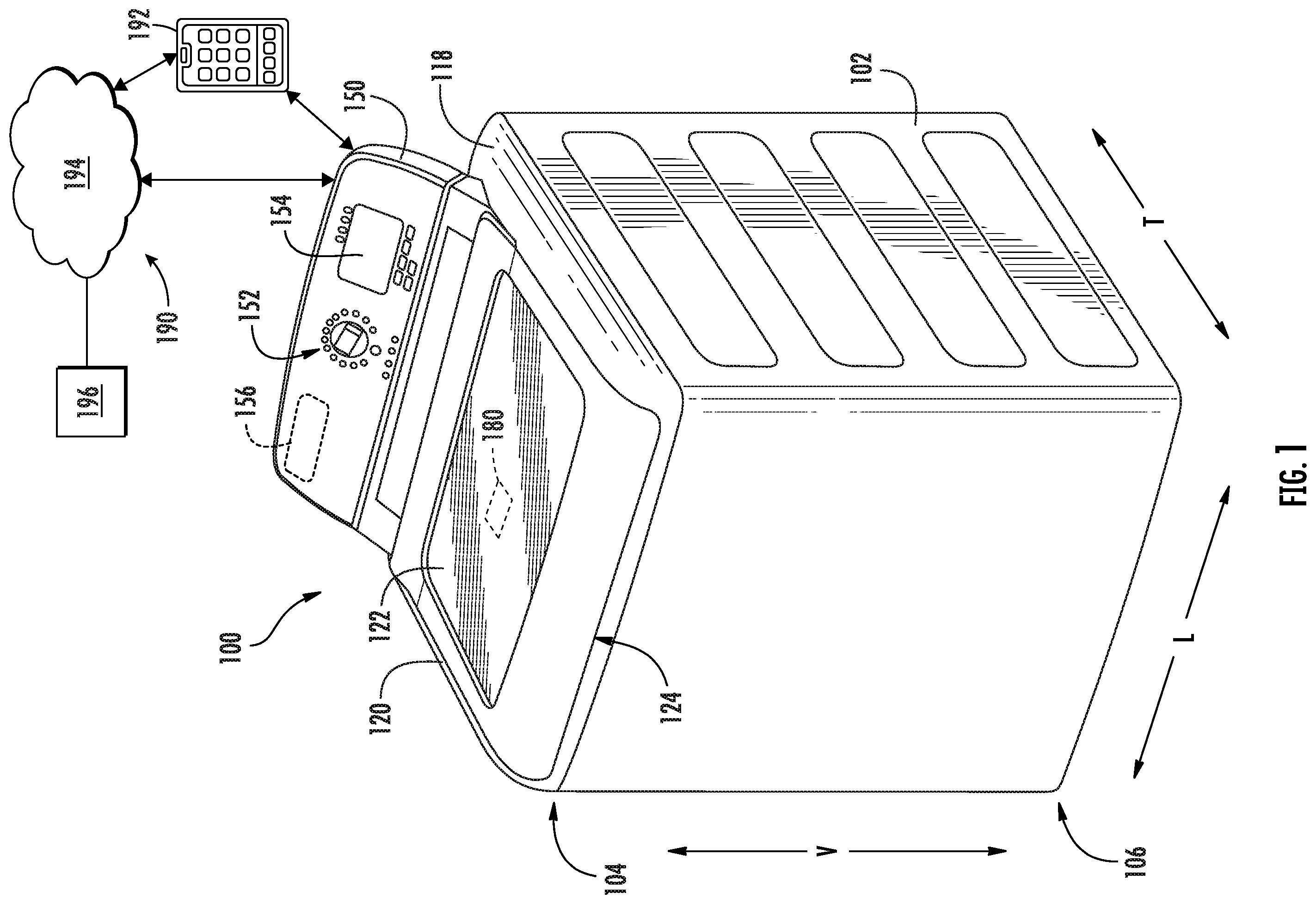 Patent US12359359 Figure 1 – Method for performing a self-clean cycle in a washing machine appliance