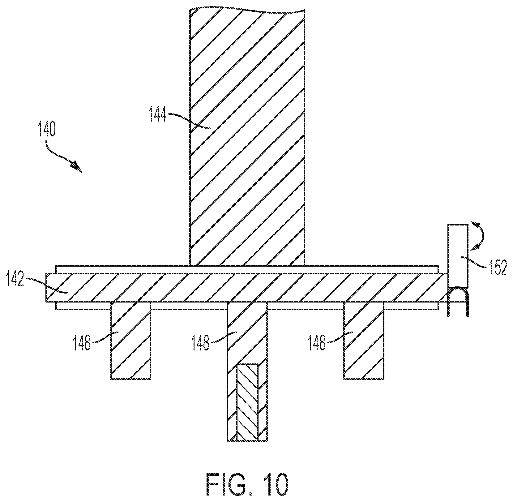 Patent US12359362 Figure 10 – Pedestal assemblies for laundry appliances