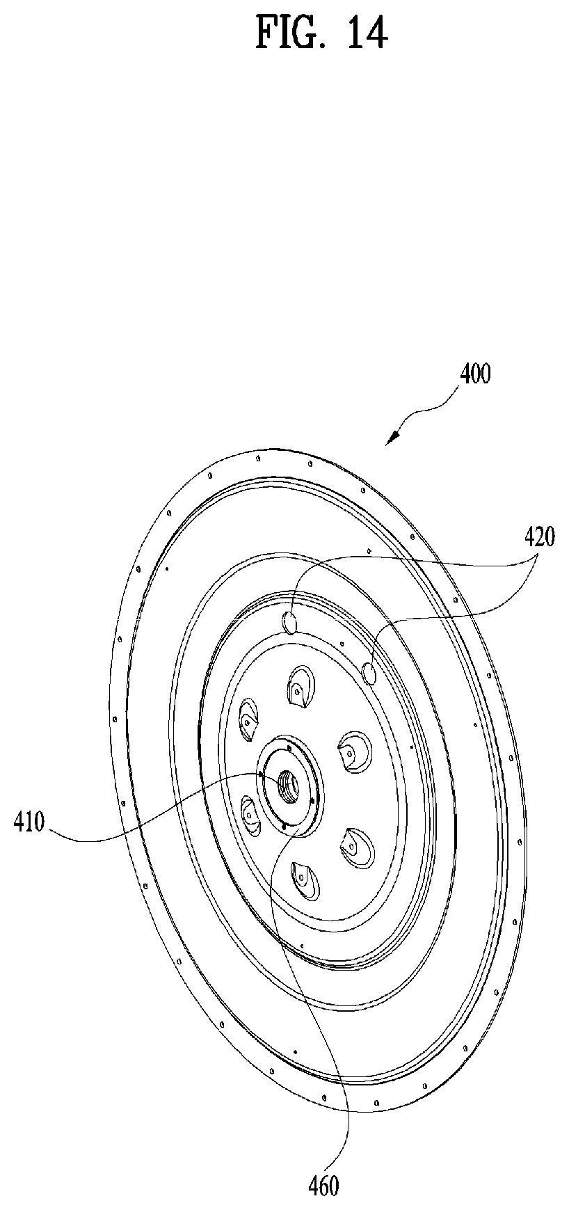 Patent US12359363 Figure 14 – Washing machine