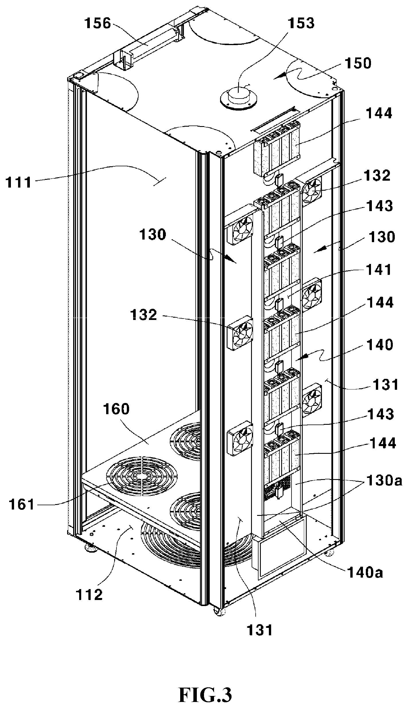 Patent US12359364 Figure 3 – Clothes dryer using LED light source