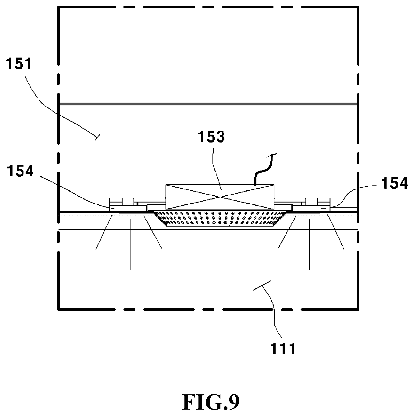 Patent US12359364 Figure 9 – Clothes dryer using LED light source
