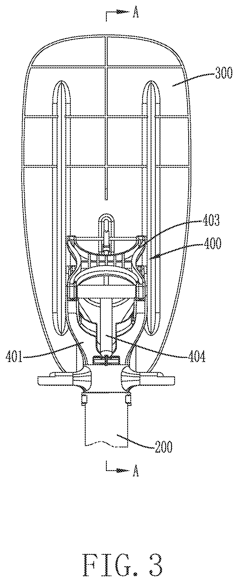 Patent US12359366 Figure 3 – Garment steamer with inclination-angle-adjustable ironing board
