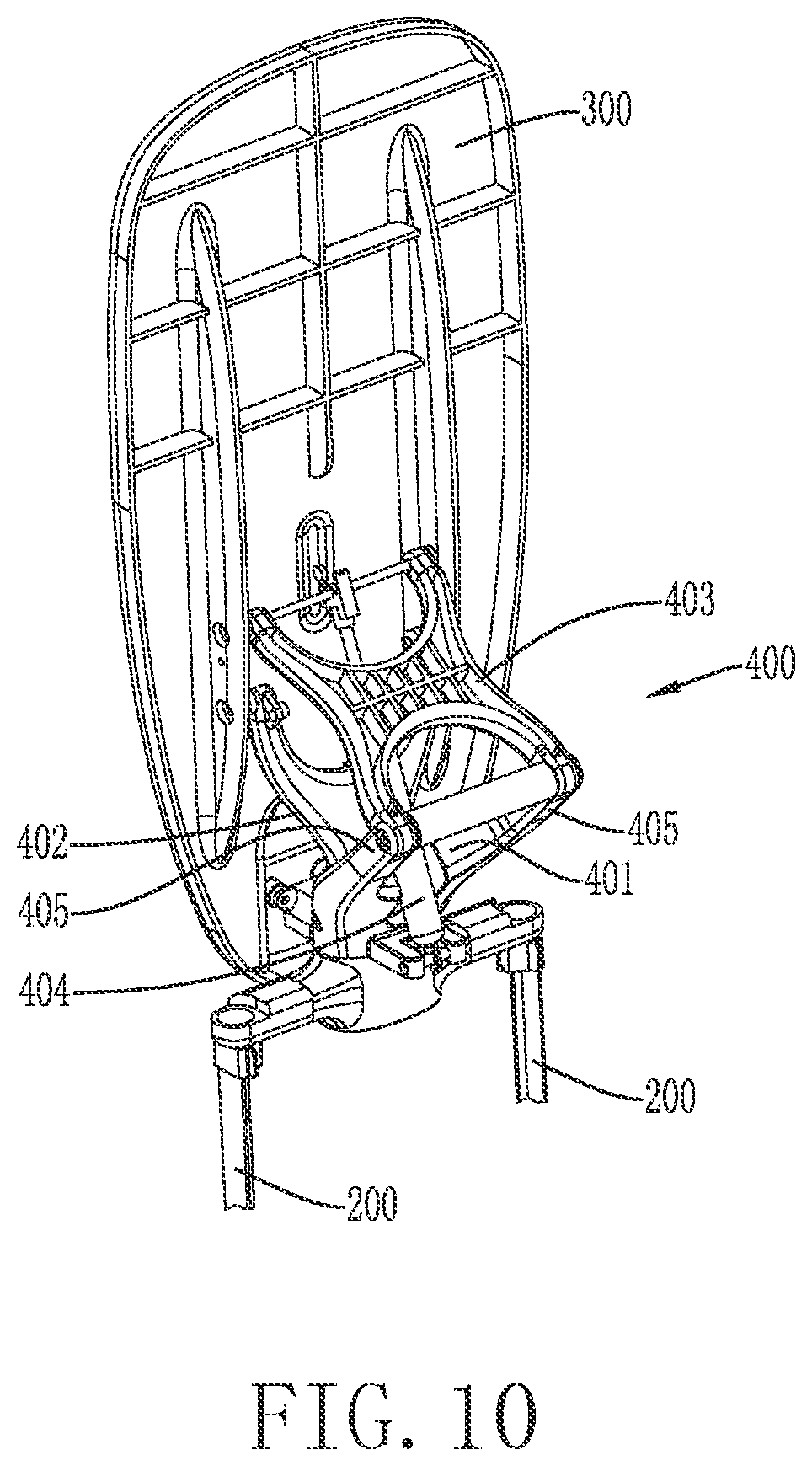 Patent US12359366 Figure 6 – Garment steamer with inclination-angle-adjustable ironing board