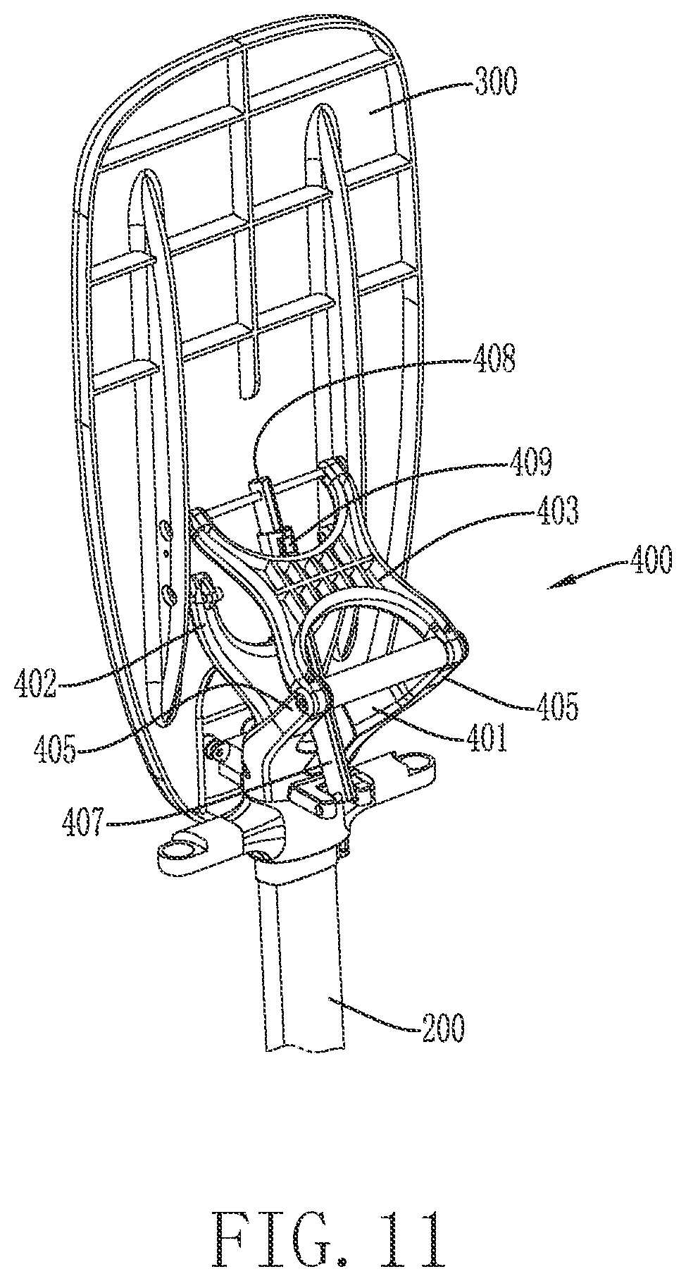 Patent US12359366 Figure 7 – Garment steamer with inclination-angle-adjustable ironing board