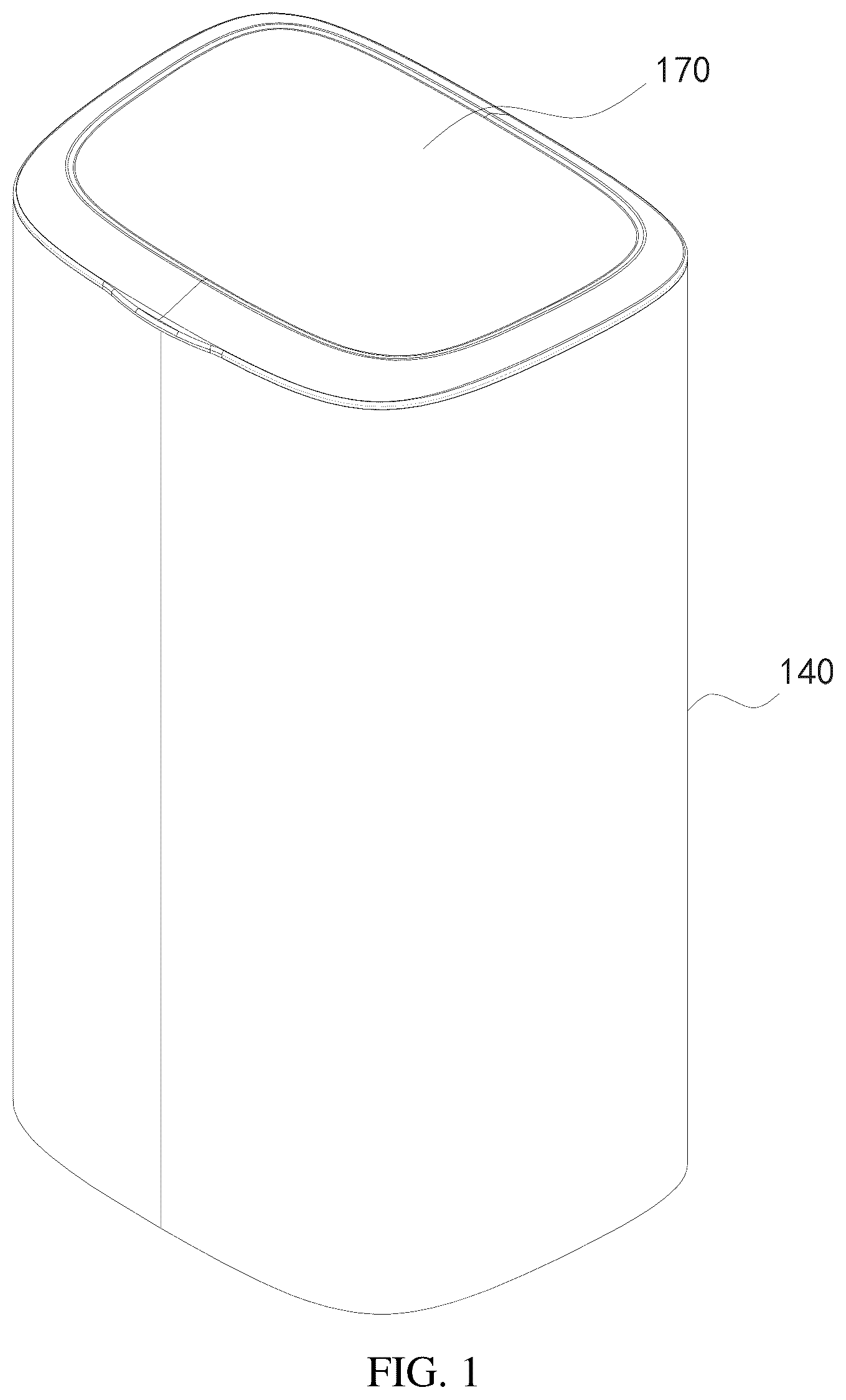 Patent US12359367 Figure 1 – Storage basket structure and laundry basket