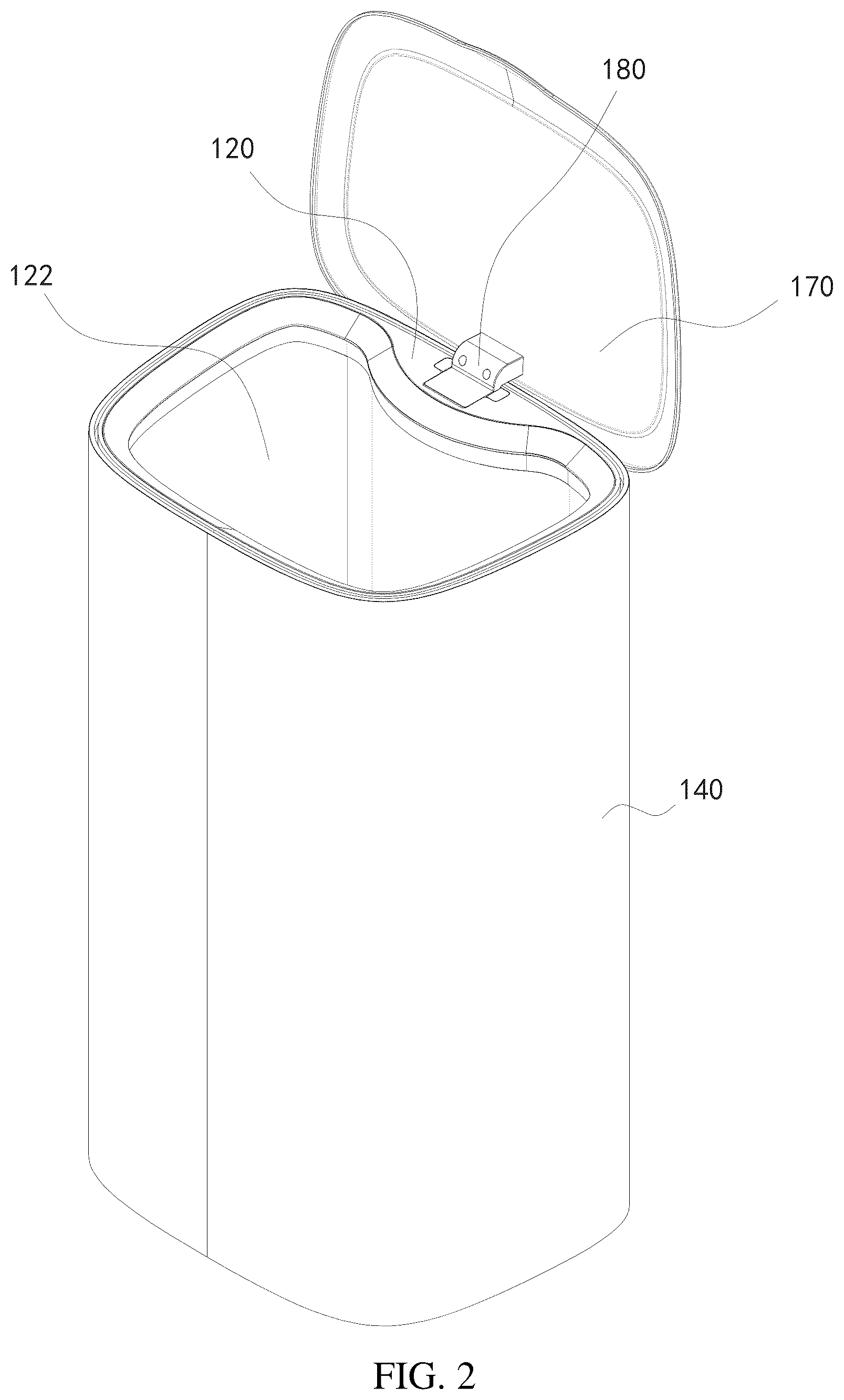 Patent US12359367 Figure 2 – Storage basket structure and laundry basket