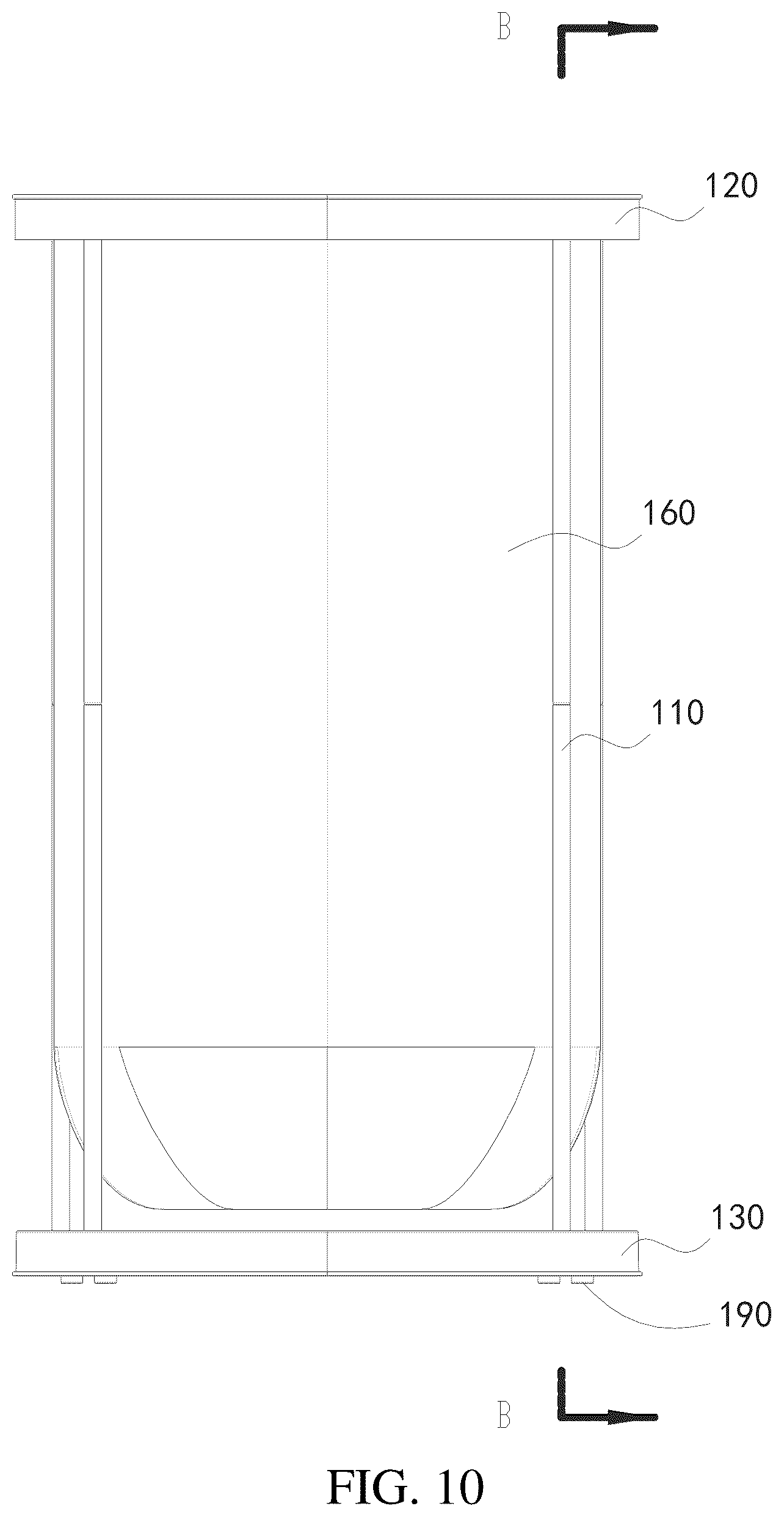 Patent US12359367 Figure 8 – Storage basket structure and laundry basket