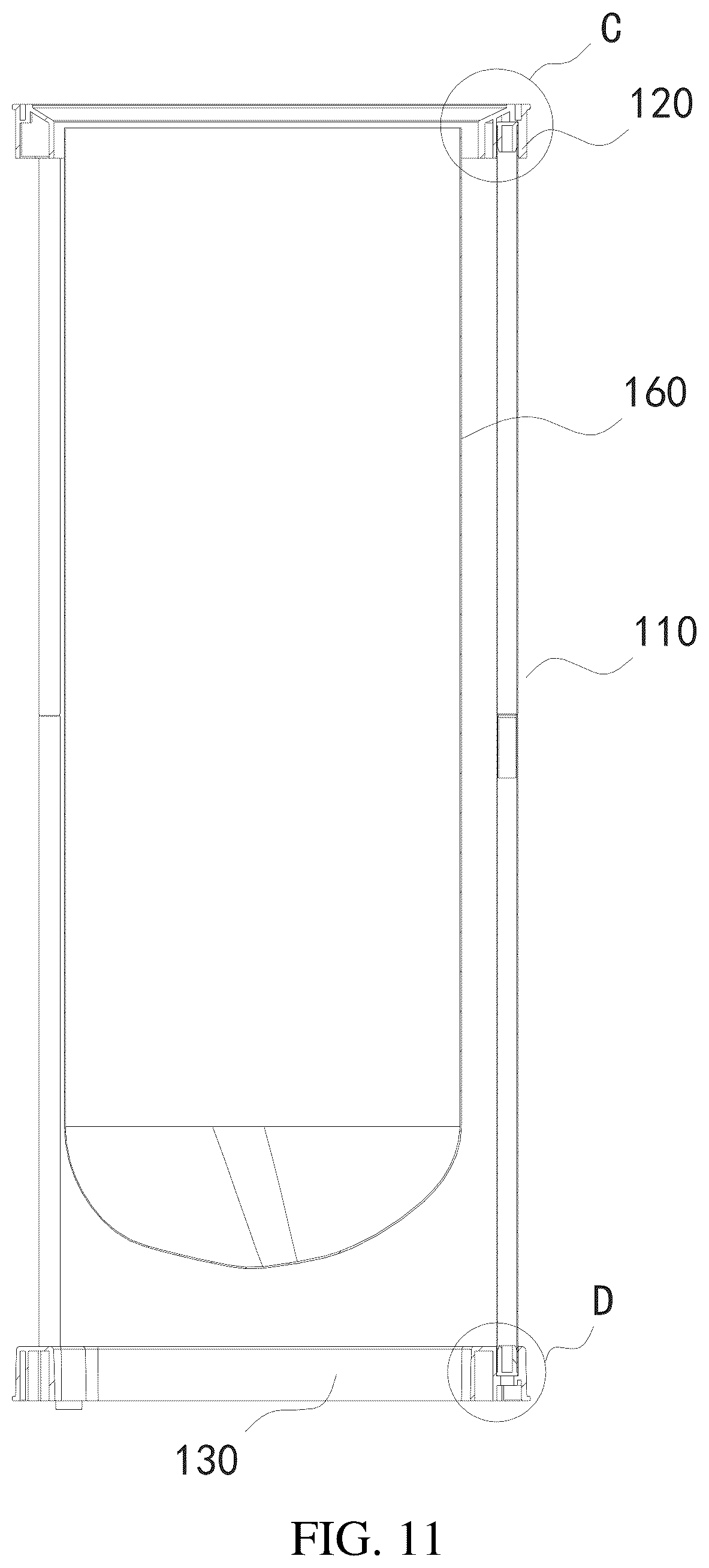 Patent US12359367 Figure 9 – Storage basket structure and laundry basket