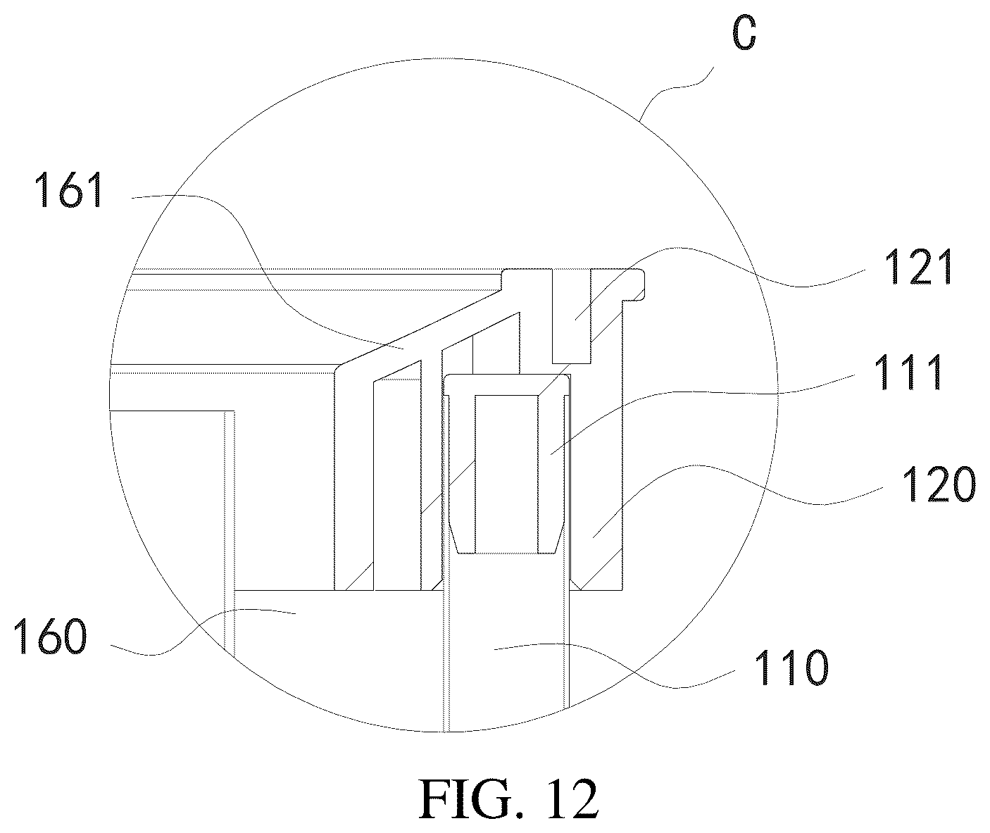 Patent US12359367 Figure 10 – Storage basket structure and laundry basket