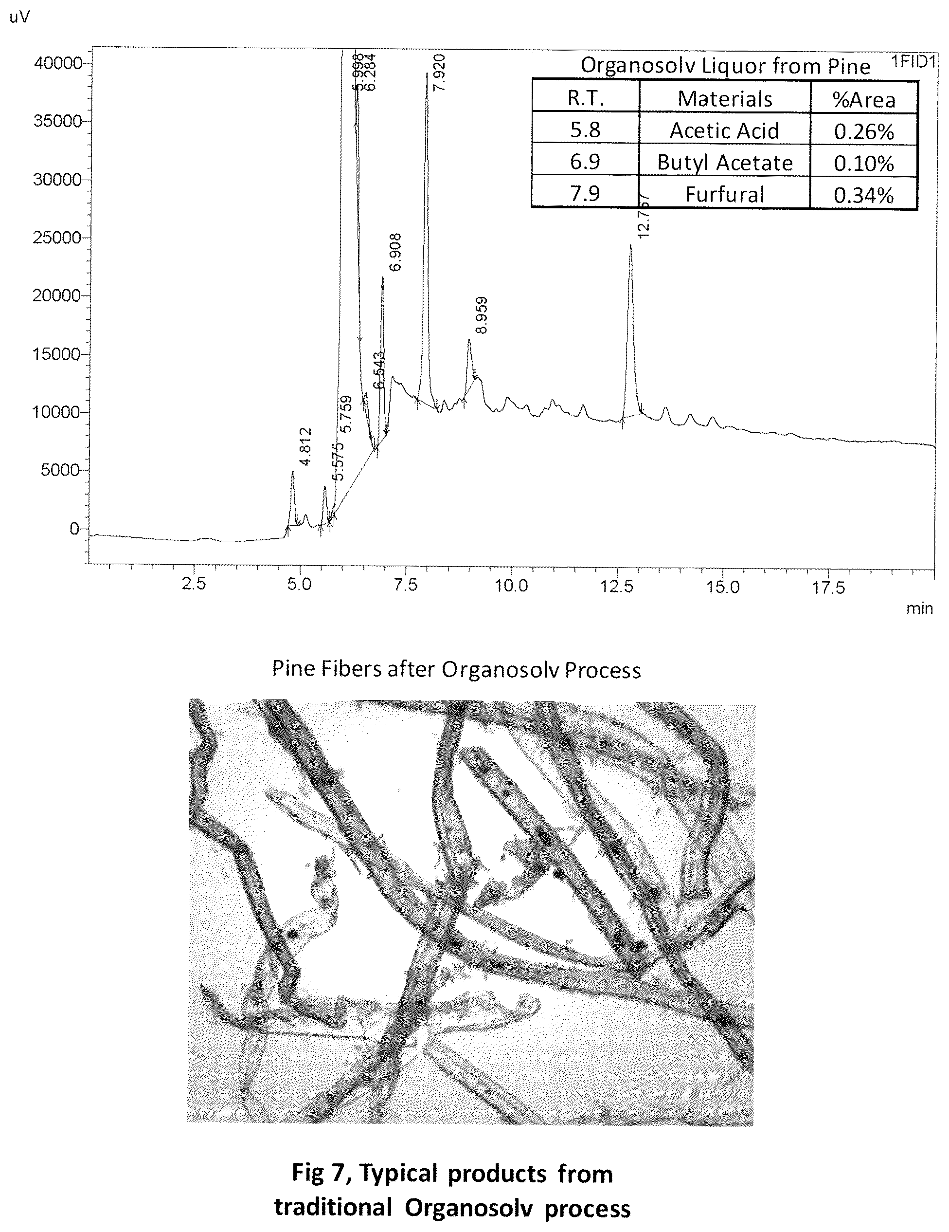 Patent US12359372 Figure 7 – Catalyst free organosolv process, system and method for fractionation of lignocellulosic materials and bioproducts recovery