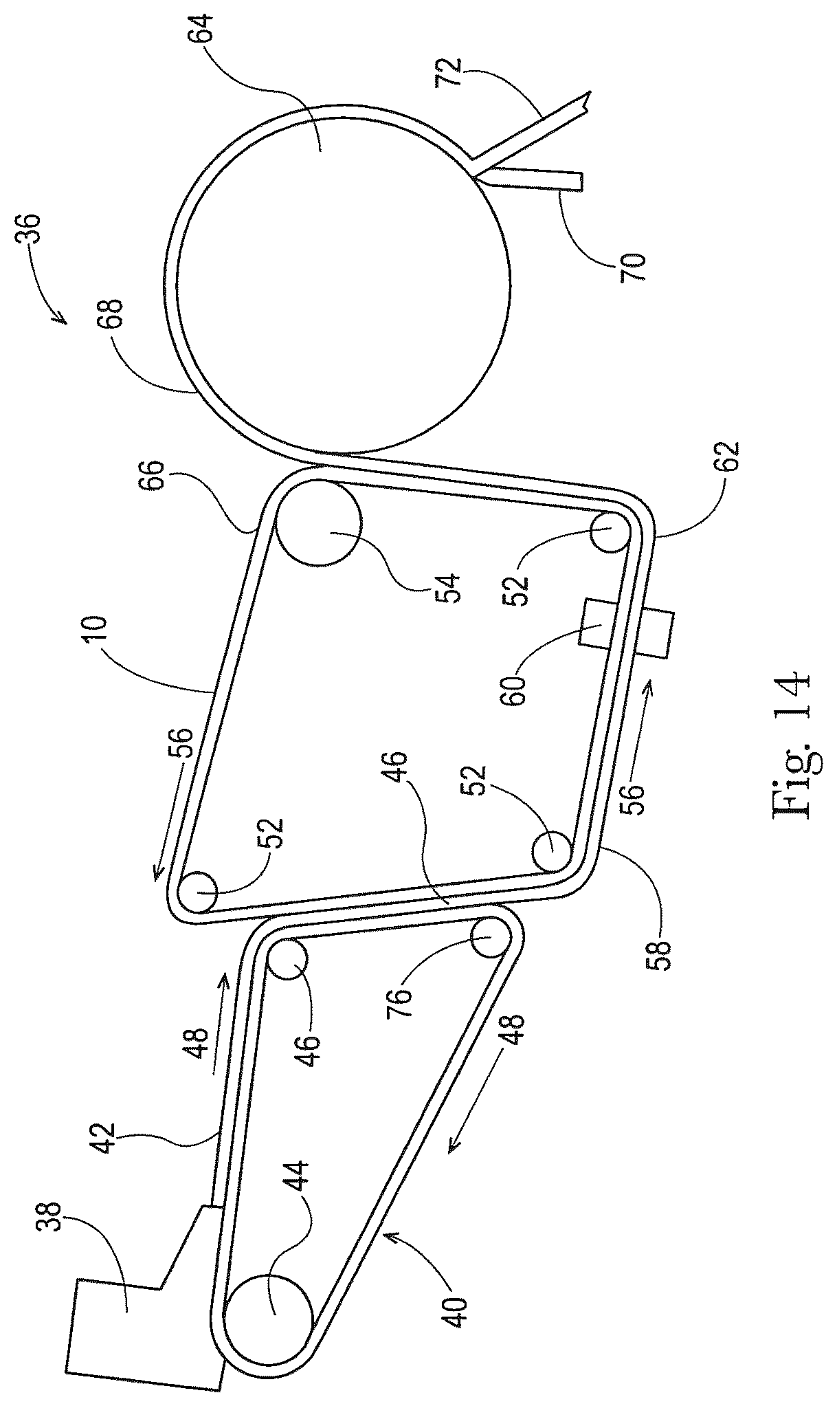 Patent US12359376 Figure 13 – Creped fibrous structures