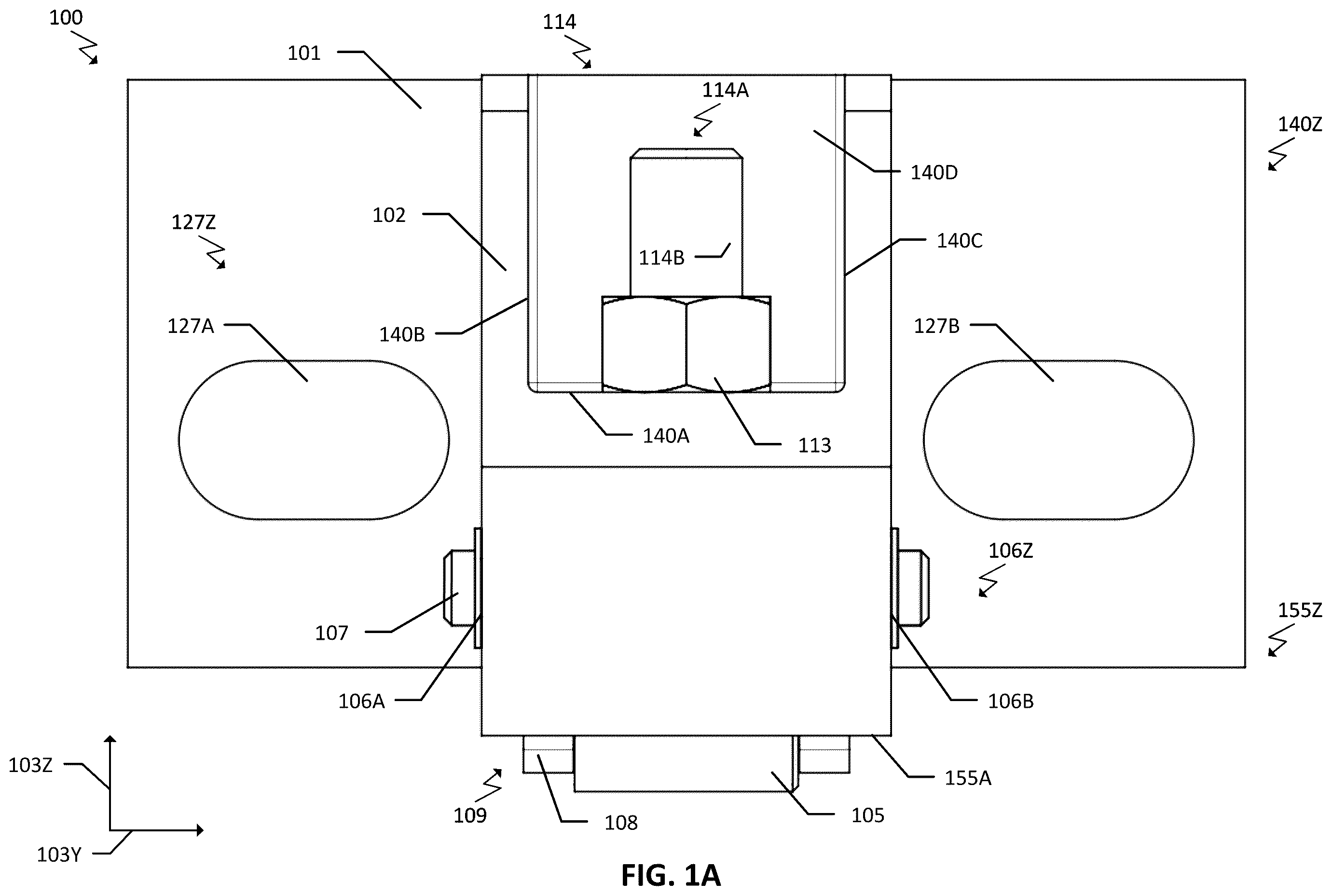 Patent US12359377 Figure 1 – Switch point roller assembly