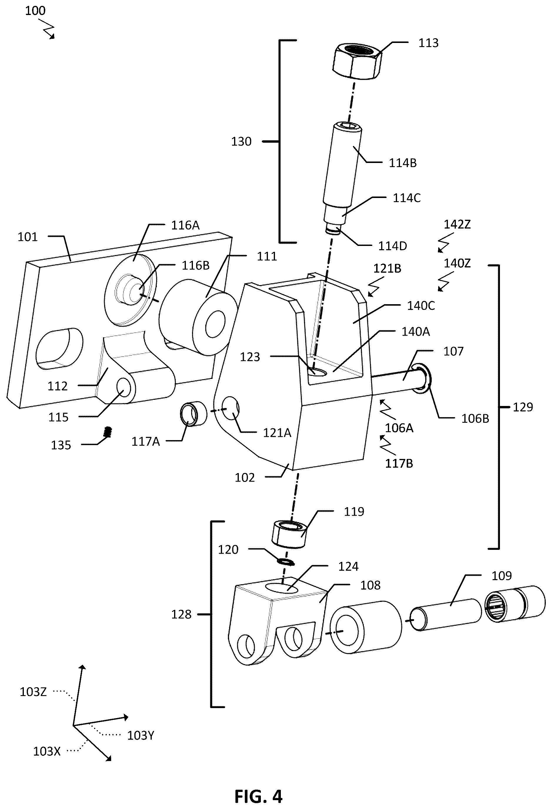 Patent US12359377 Figure 11 – Switch point roller assembly