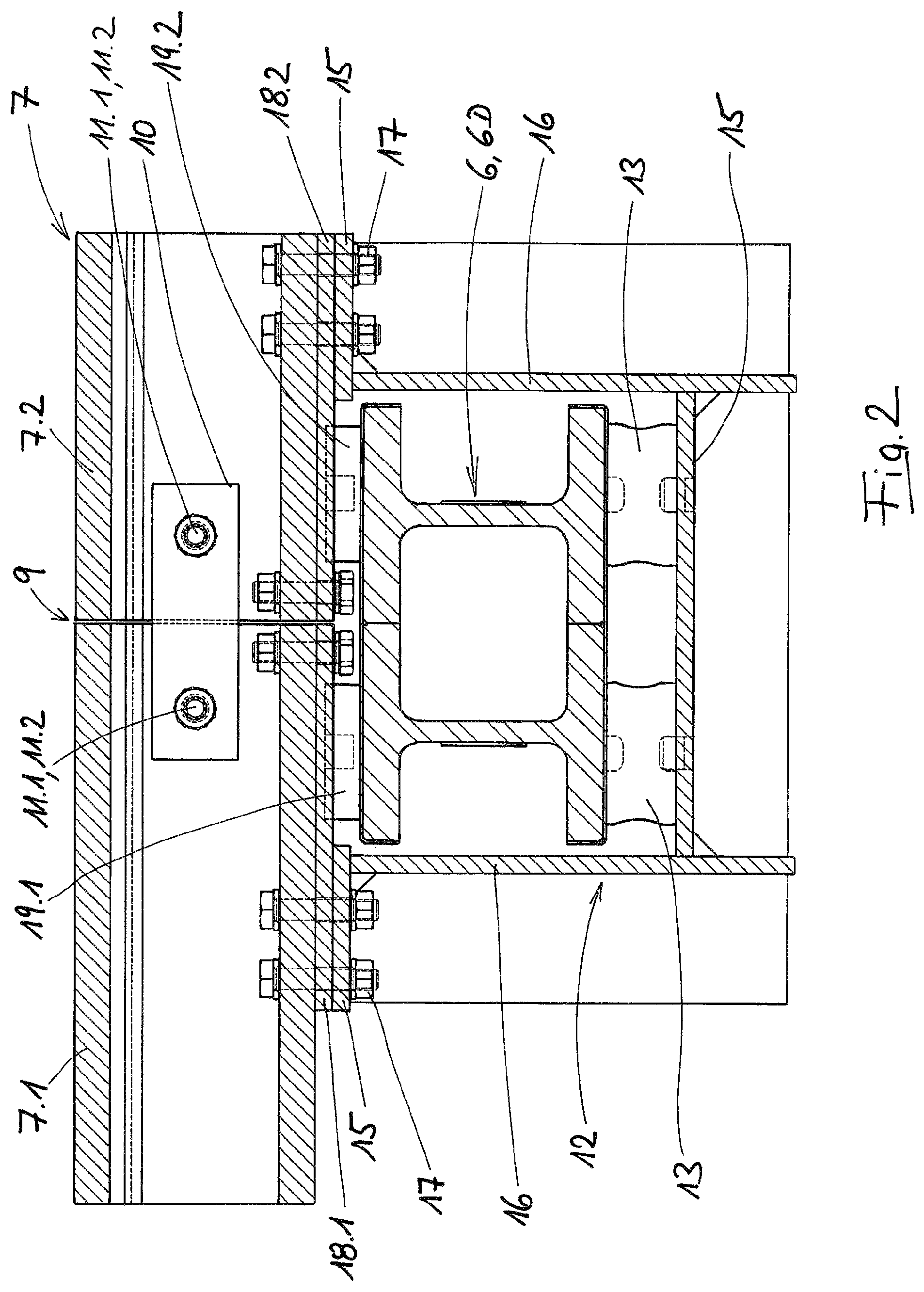 Patent US12359383 Figure 2 – Expansion-joint bridging device