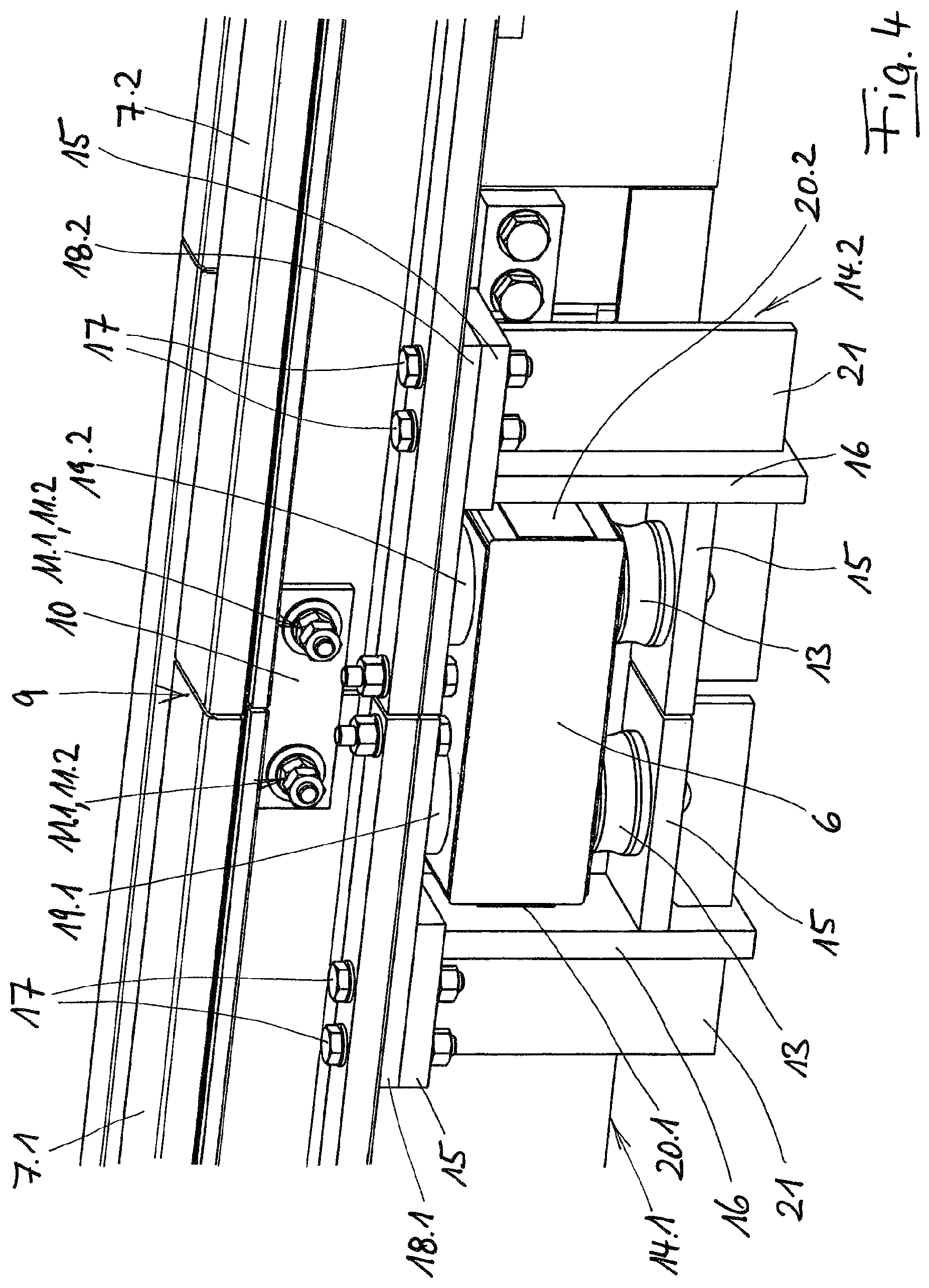 Patent US12359383 Figure 4 – Expansion-joint bridging device