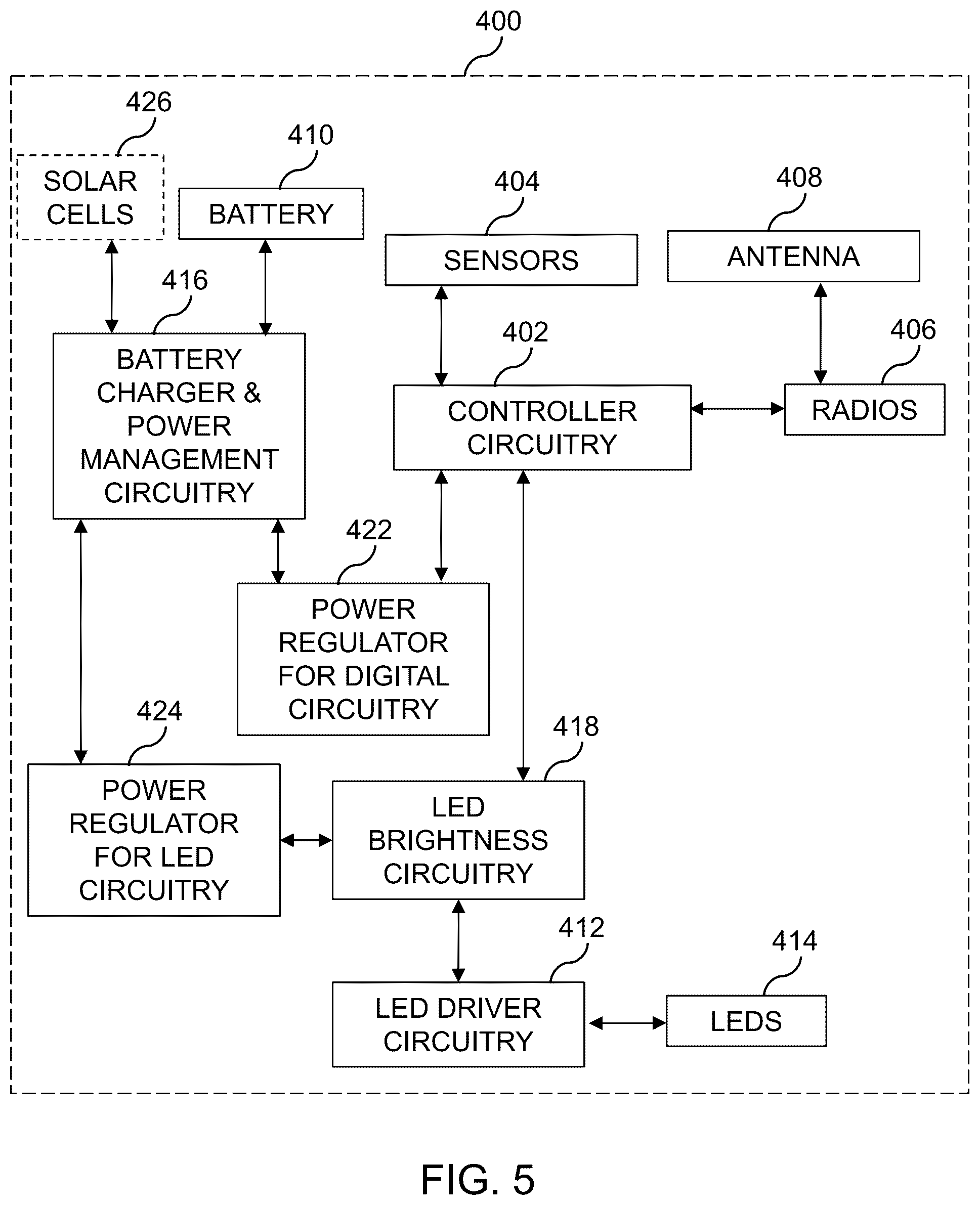 Patent US12359384 Figure 6 – Traffic marker illumination device