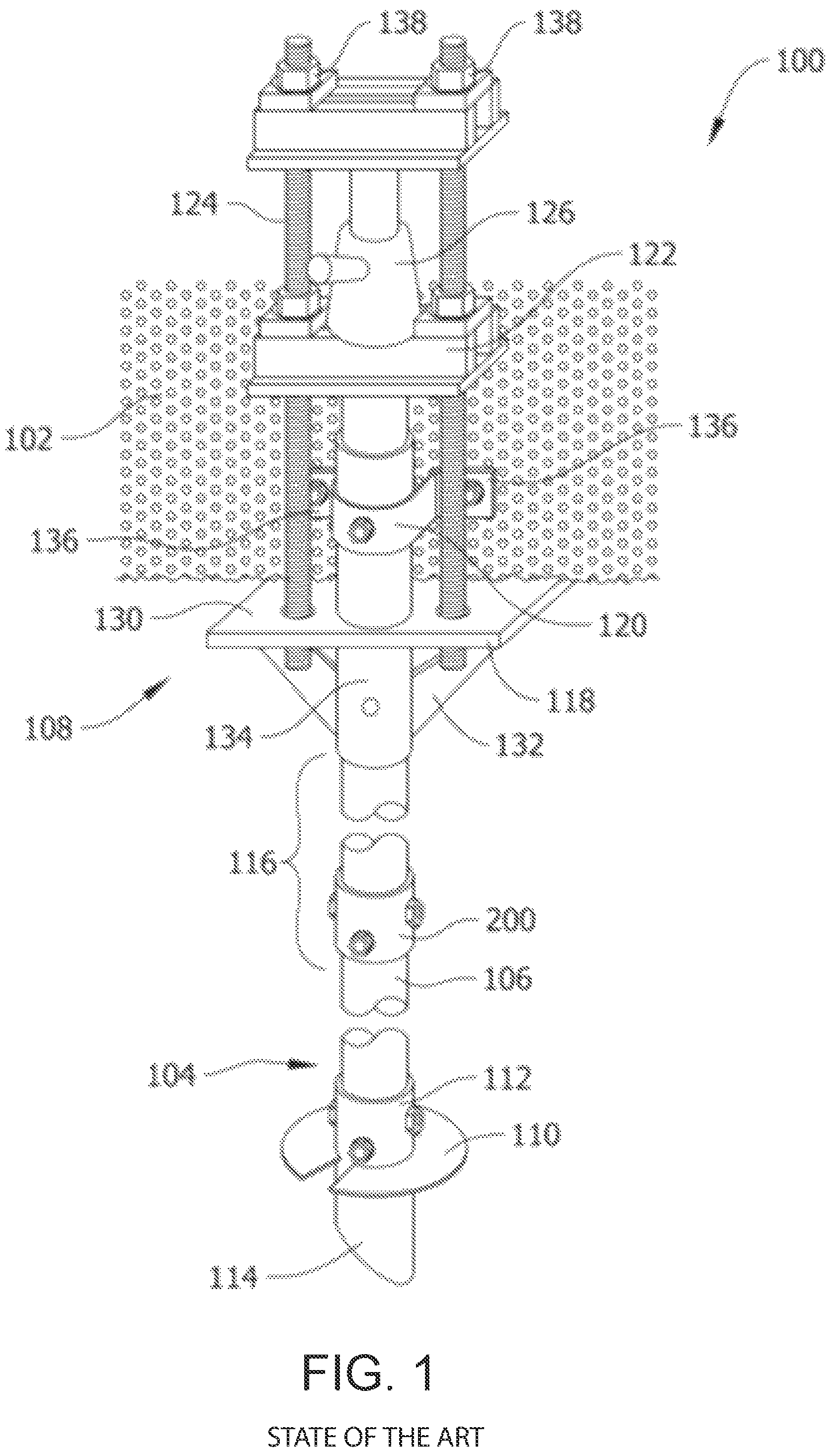 Patent US12359388 Figure 1 – Tapered, locking, anti-reverse coupler assembly for foundation support system