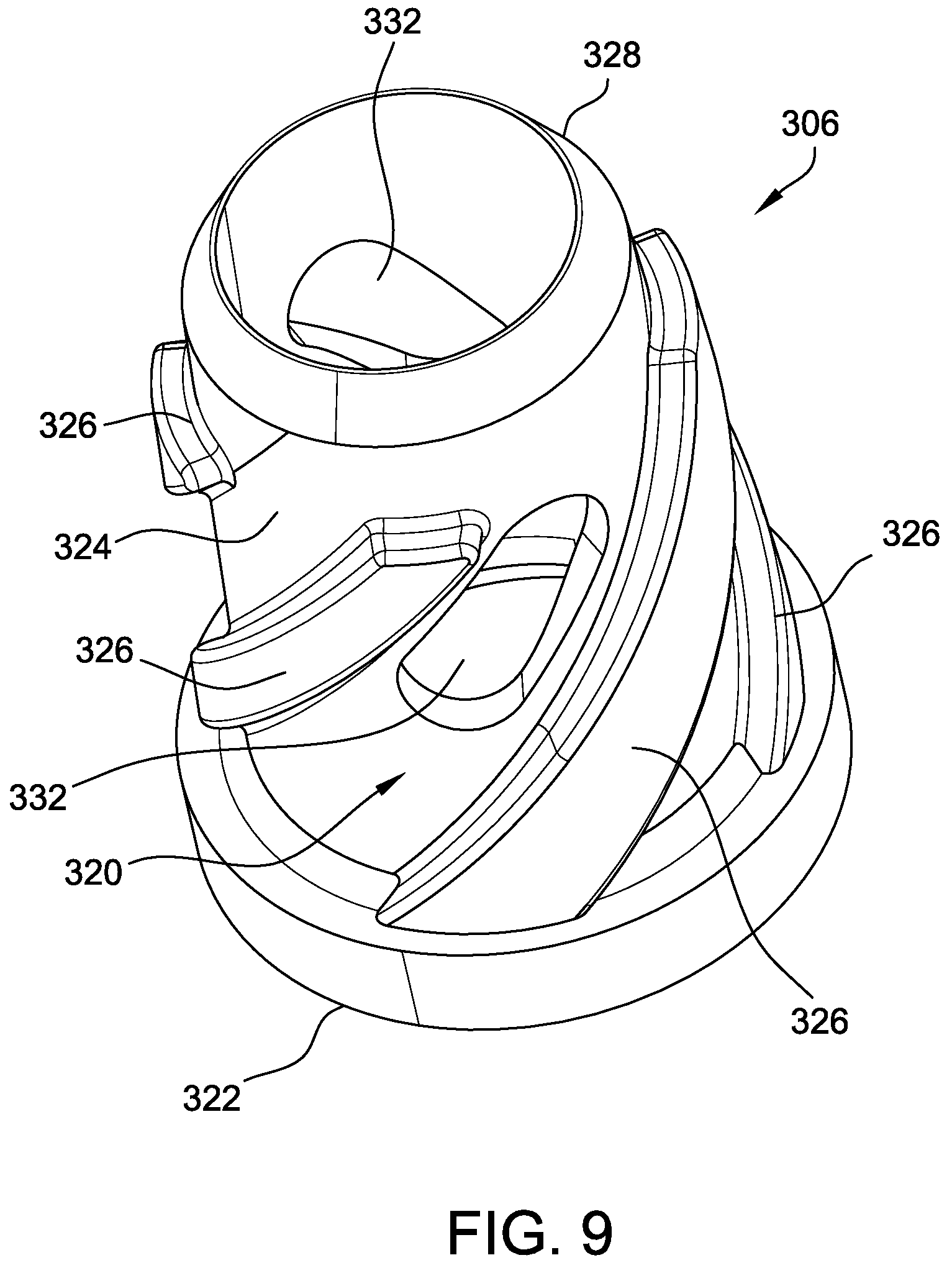 Patent US12359388 Figure 7 – Tapered, locking, anti-reverse coupler assembly for foundation support system