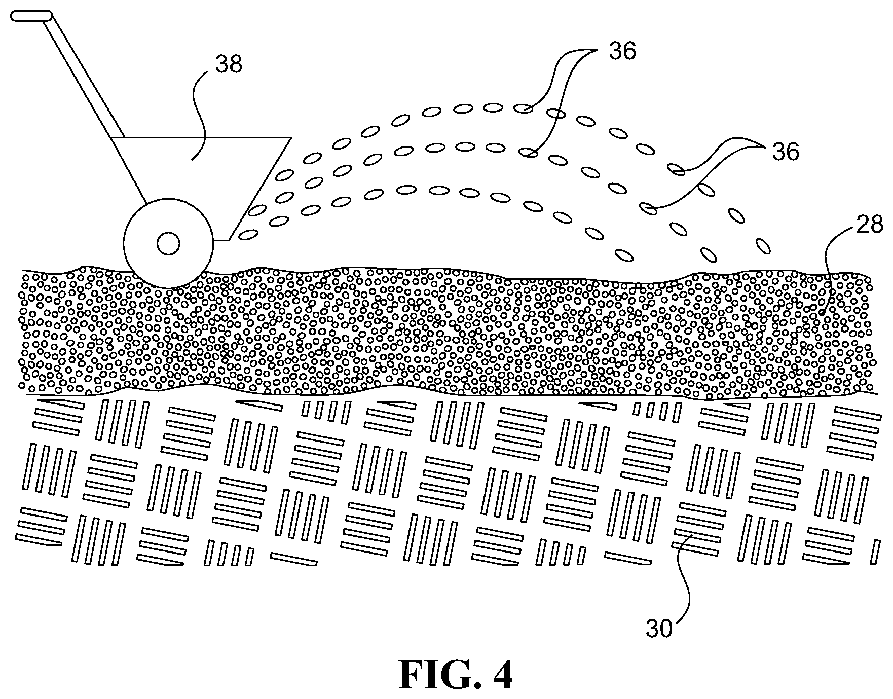 Patent US12359390 Figure 4 – Eco-friendly netting and soil erosion control method using the same