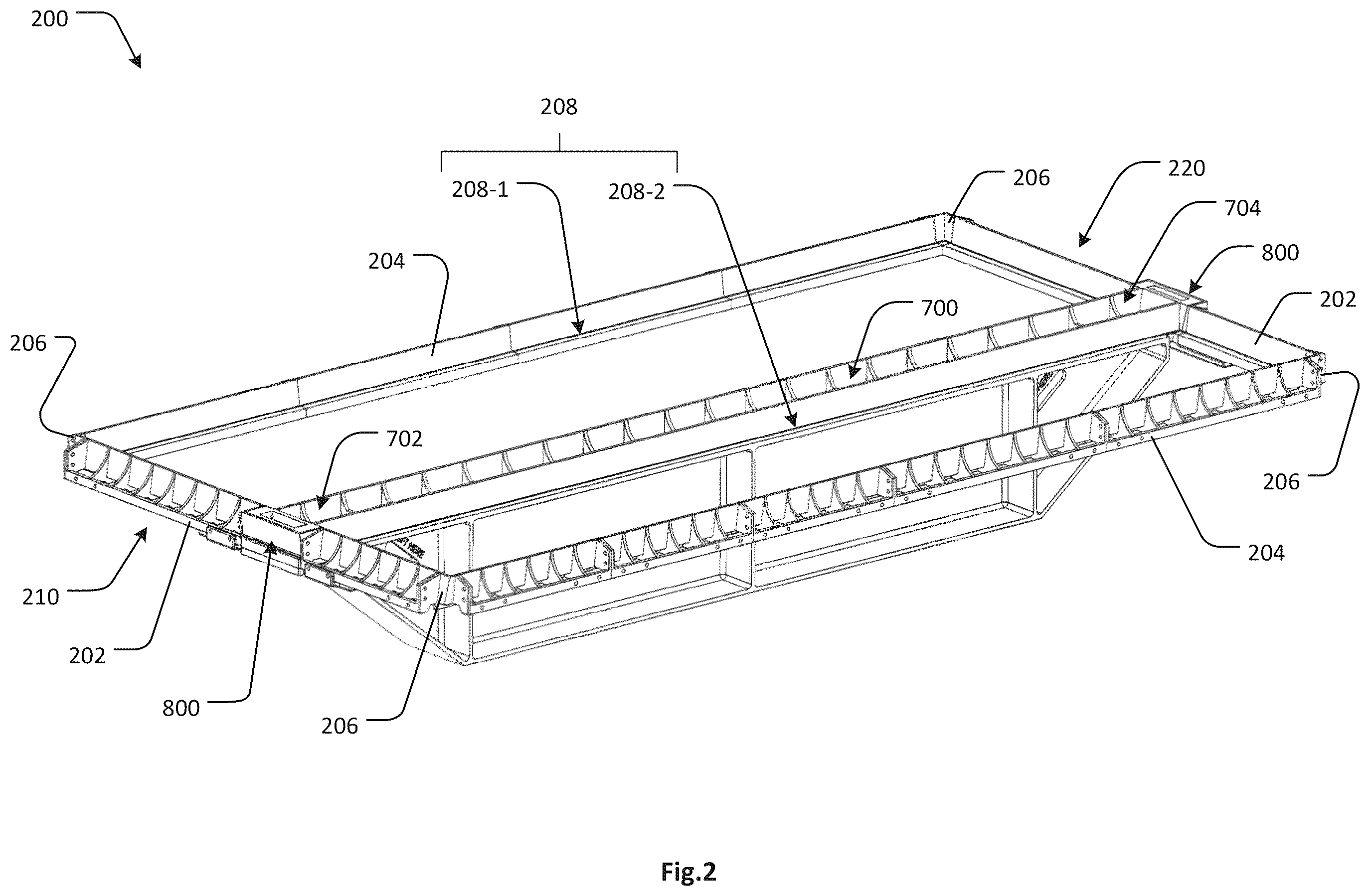 Patent US12359391 Figure 2 – Modular access cover