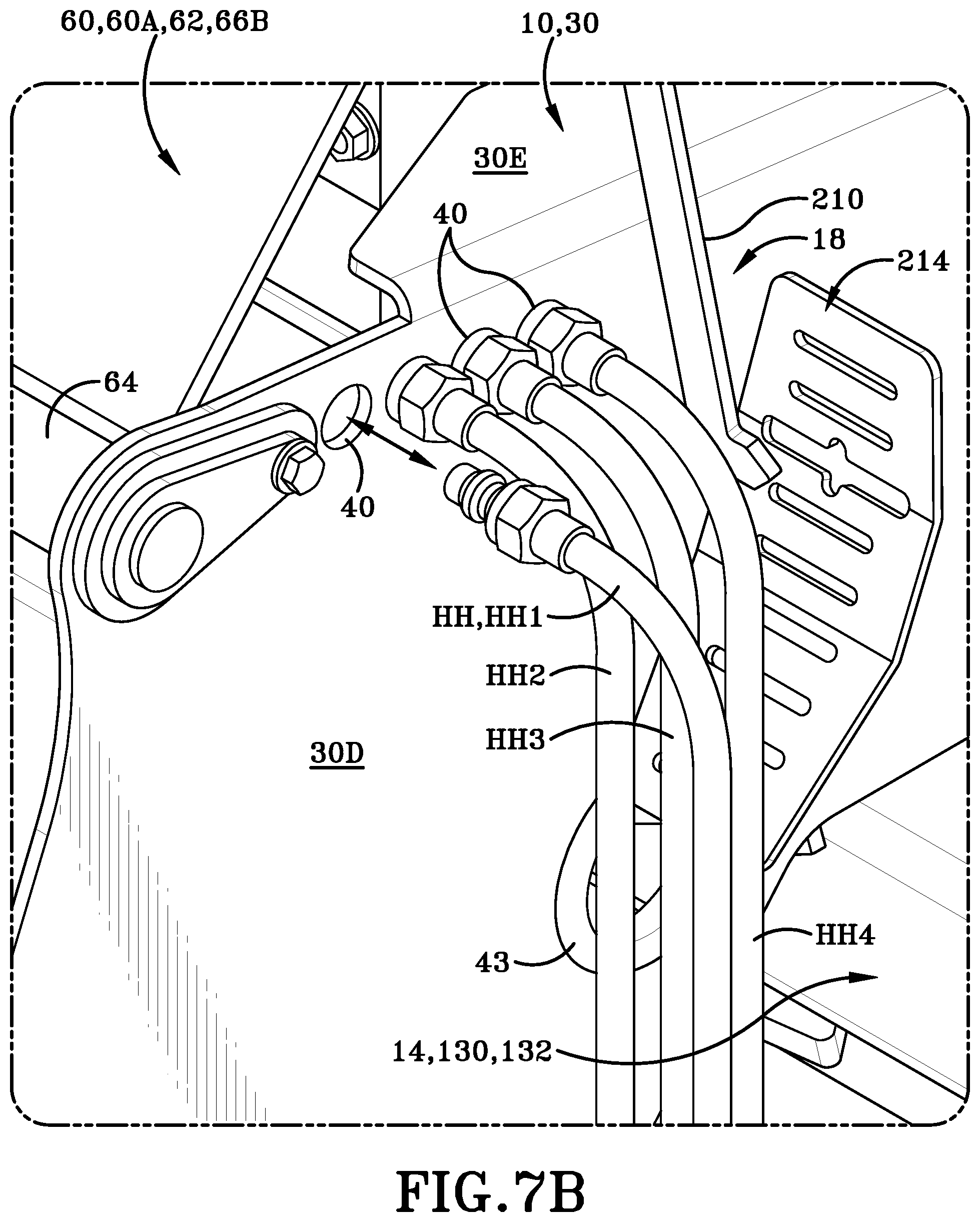 Patent US12359395 Figure 8 – Power rake