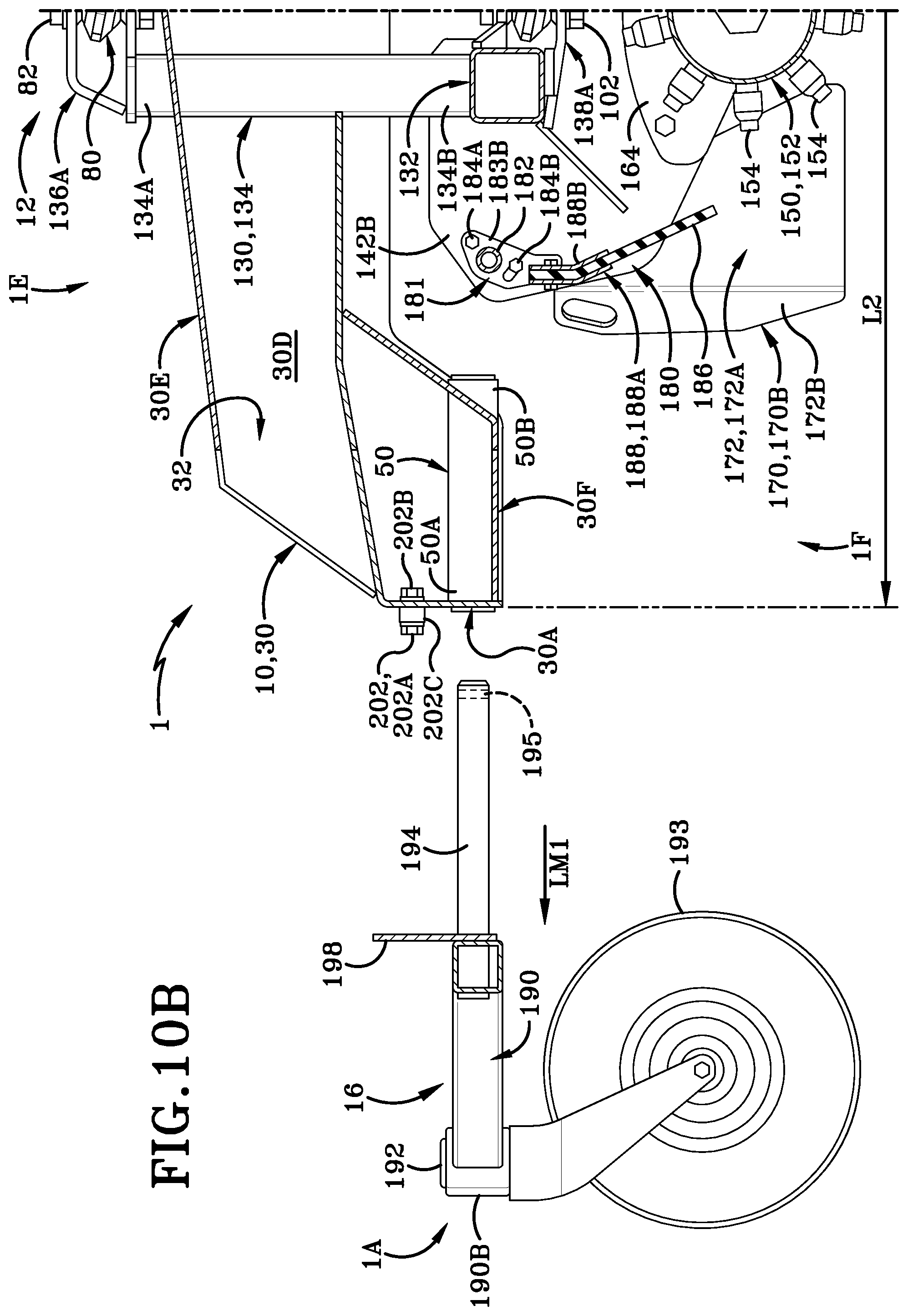 Patent US12359395 Figure 14 – Power rake