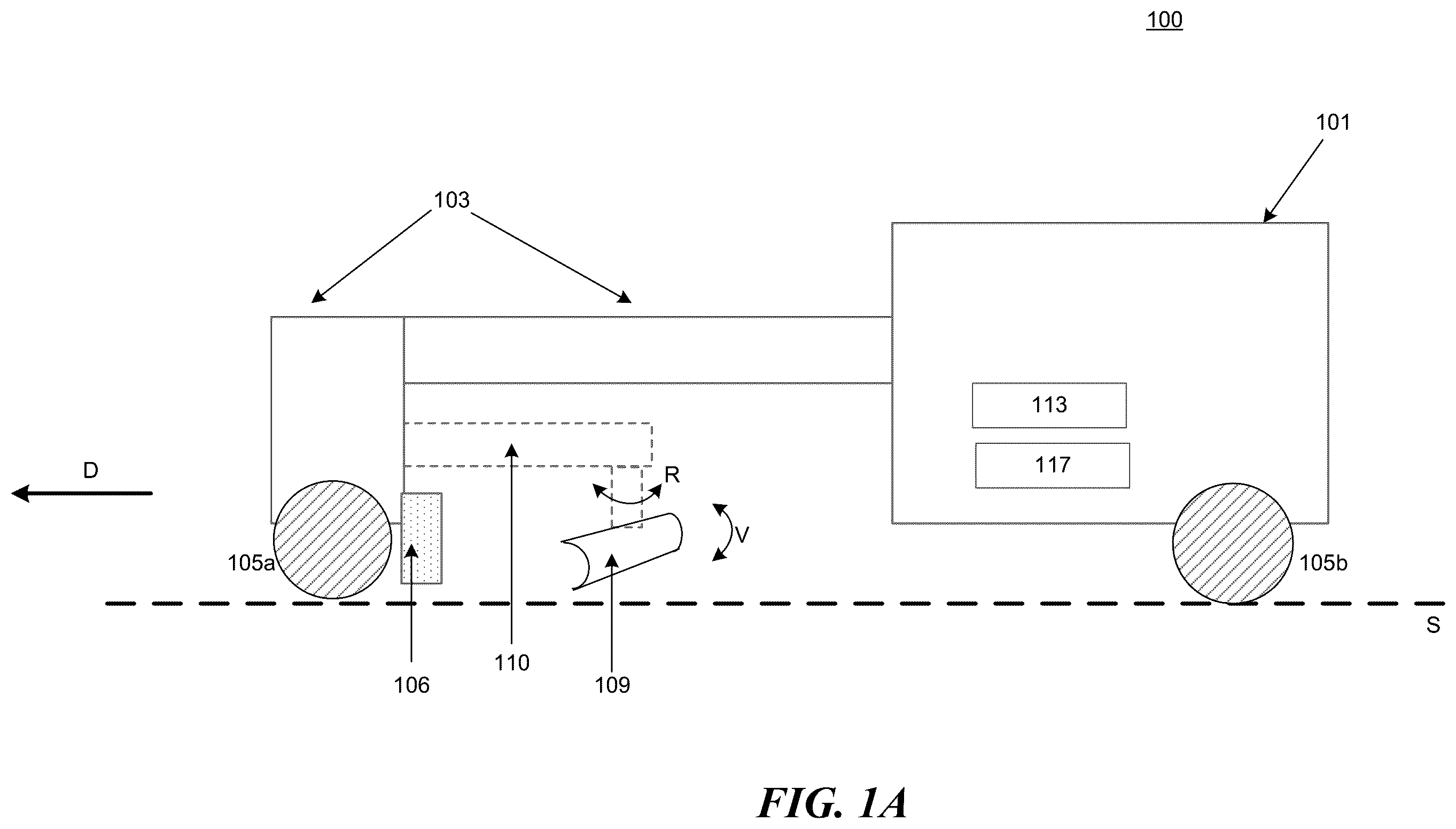 Patent US12359396 Figure 1 – Damage avoidance systems and methods for motor grader scarifiers