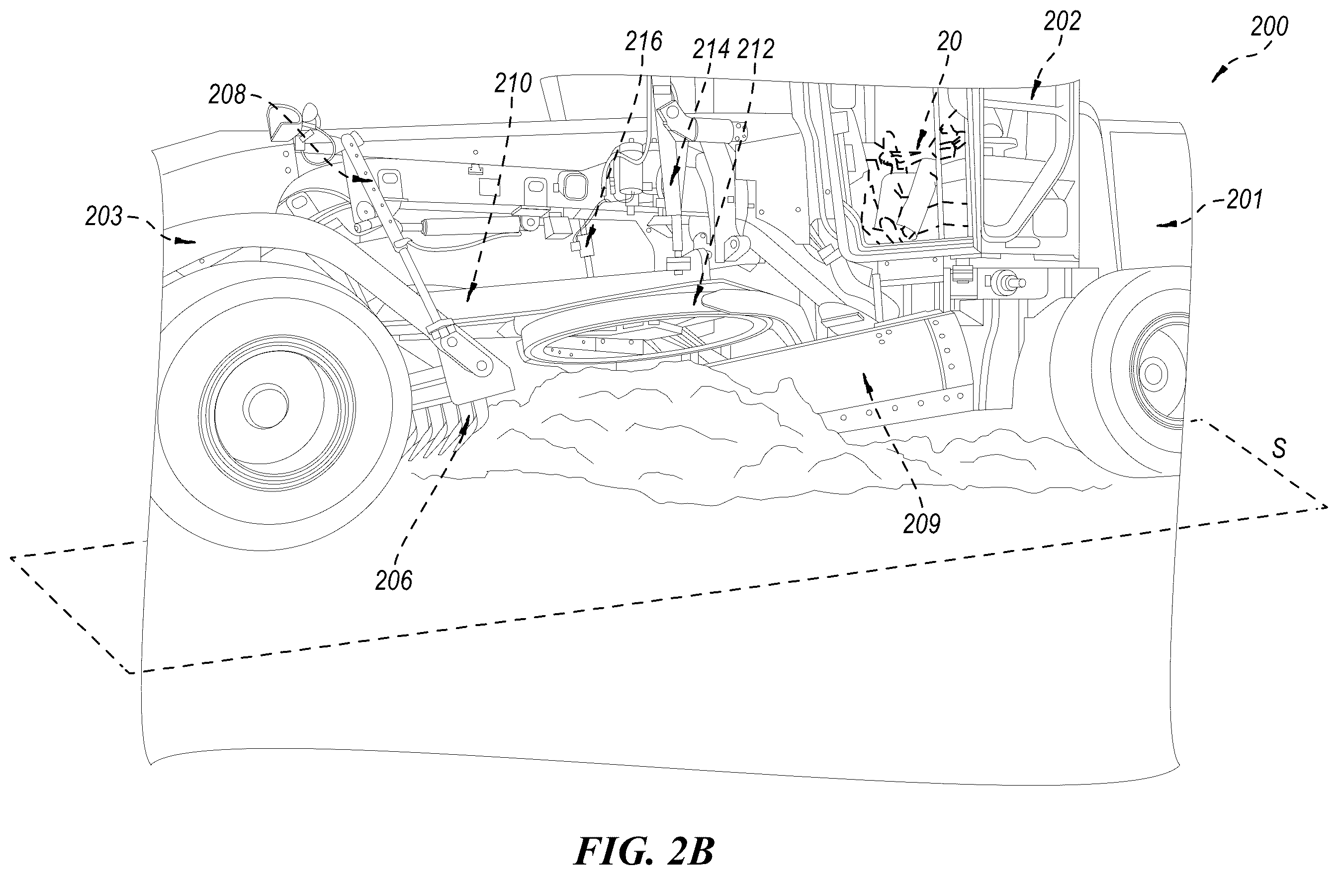 Patent US12359396 Figure 4 – Damage avoidance systems and methods for motor grader scarifiers