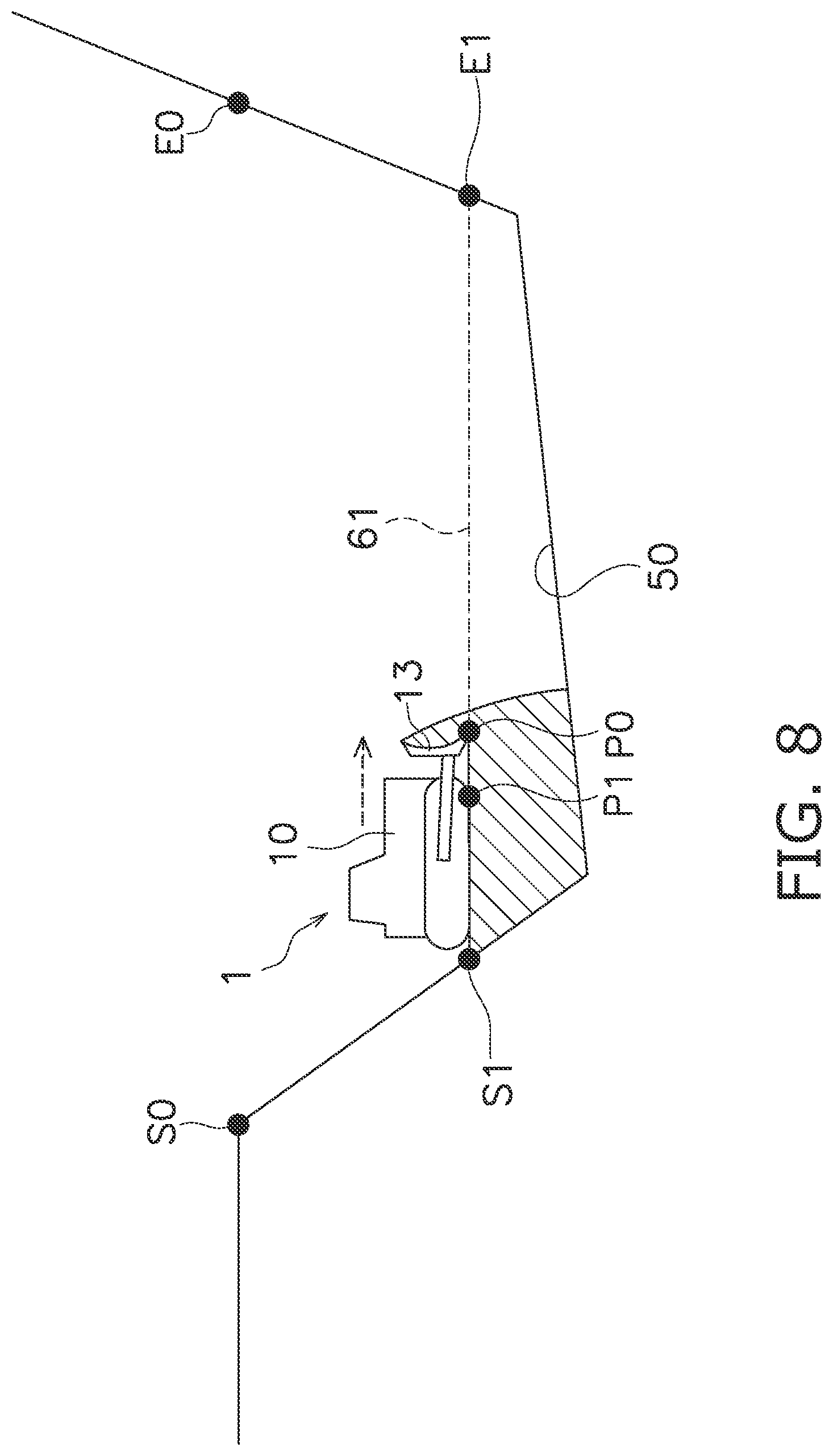 Patent US12359397 Figure 8 – System for controlling work machine, method, and work machine