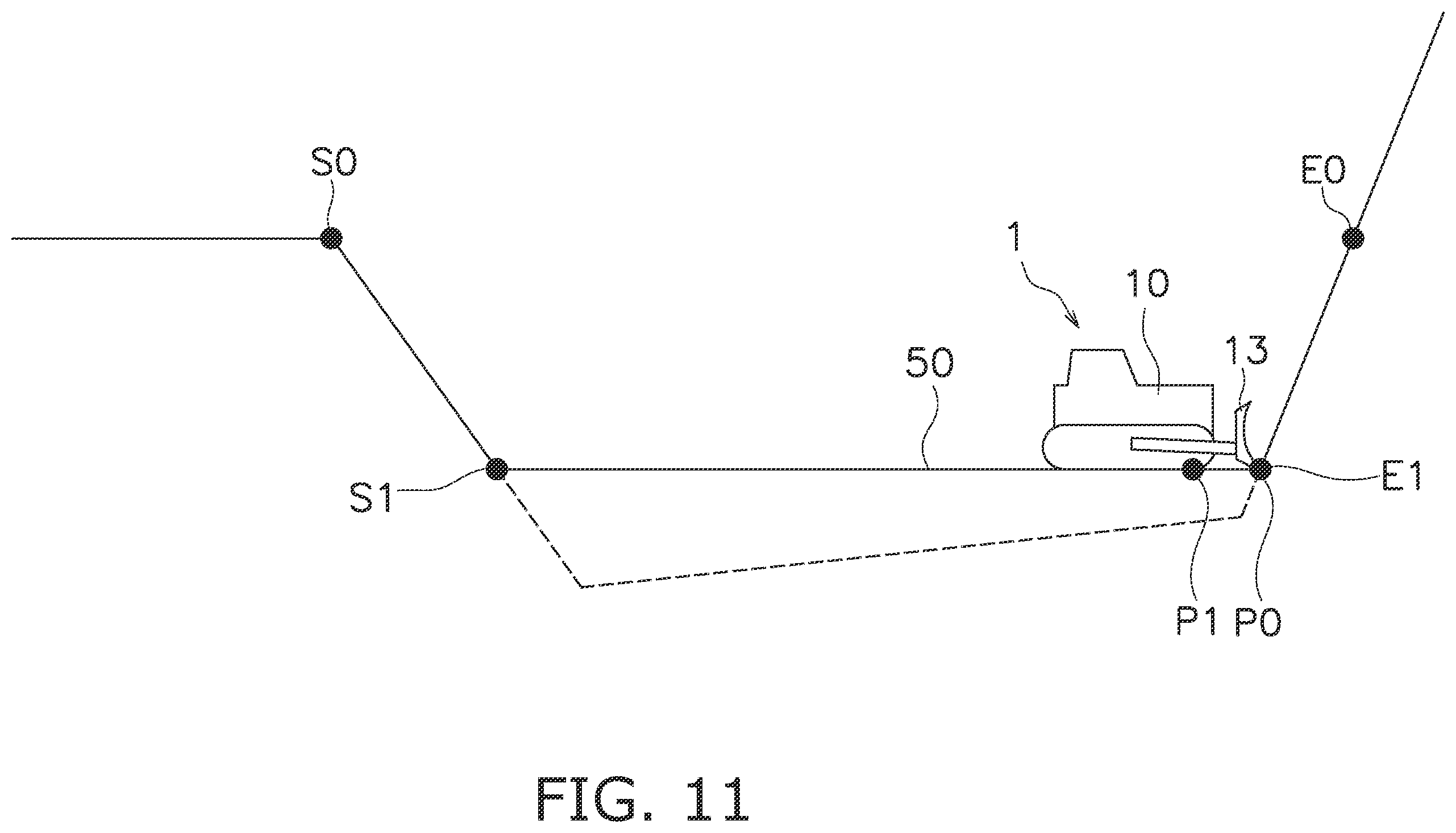 Patent US12359397 Figure 11 – System for controlling work machine, method, and work machine