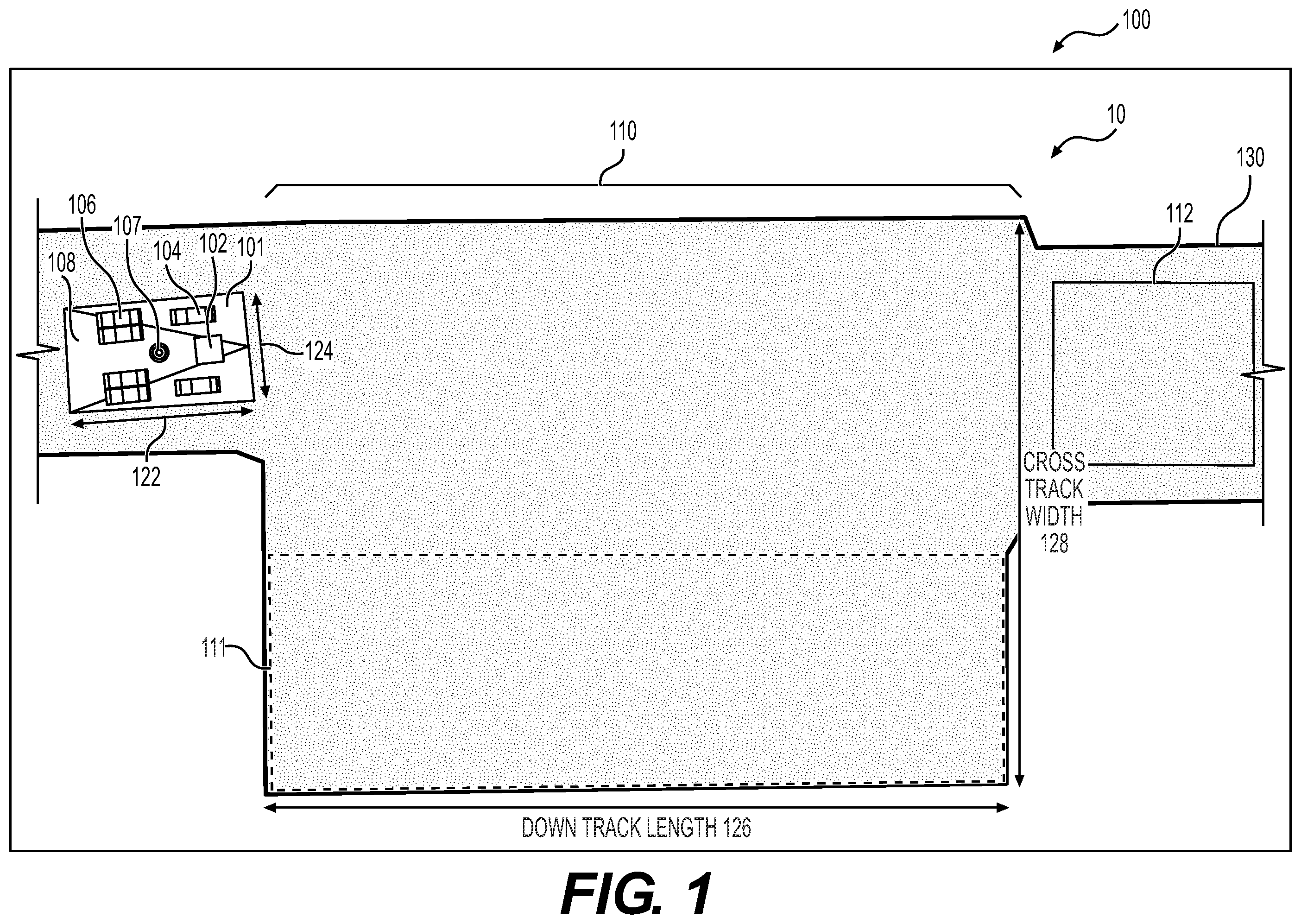Patent US12359398 Figure 1 – Automatic steering of vehicle