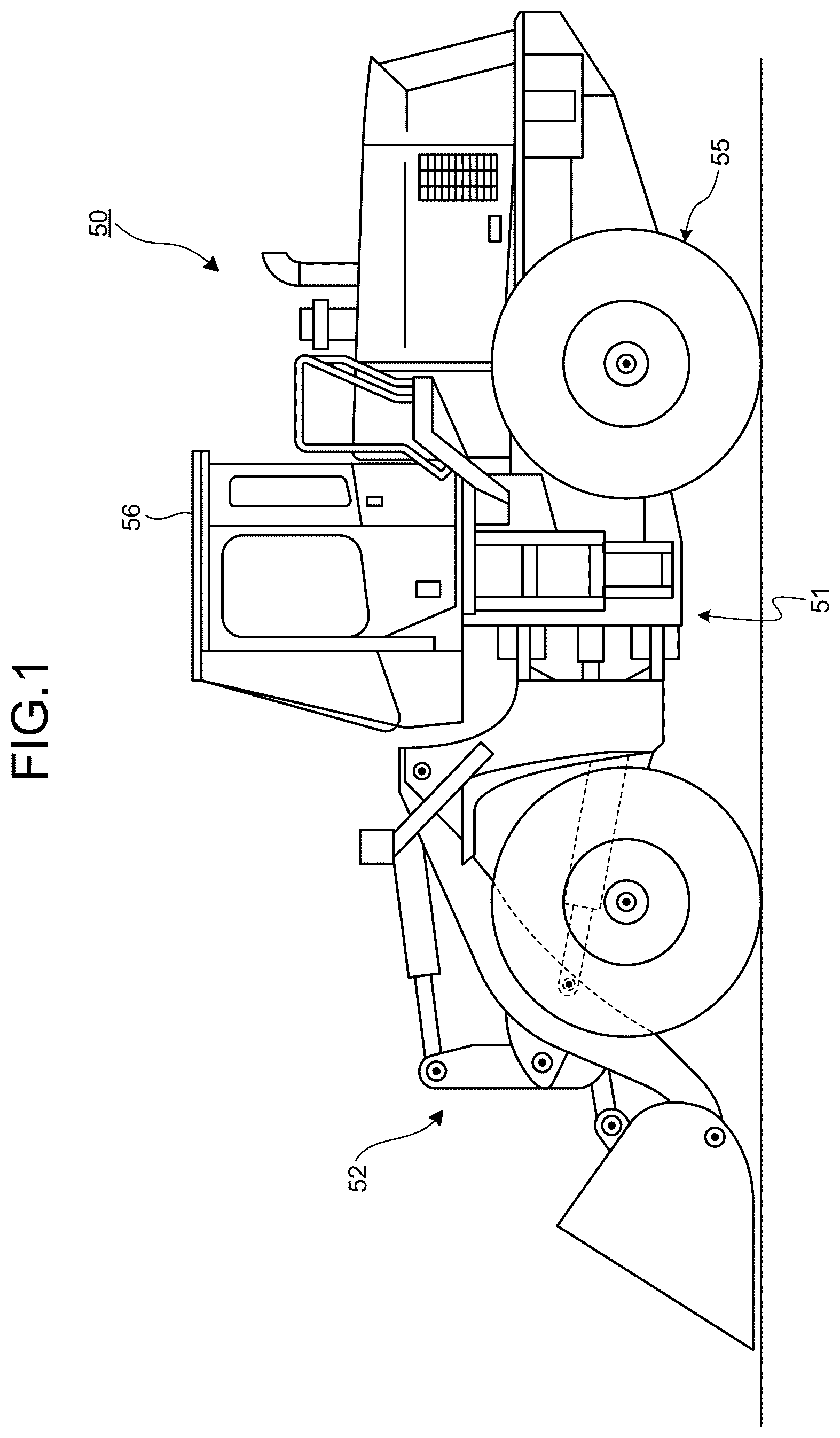 Patent US12359399 Figure 1 – Work vehicle and method for controlling work vehicle