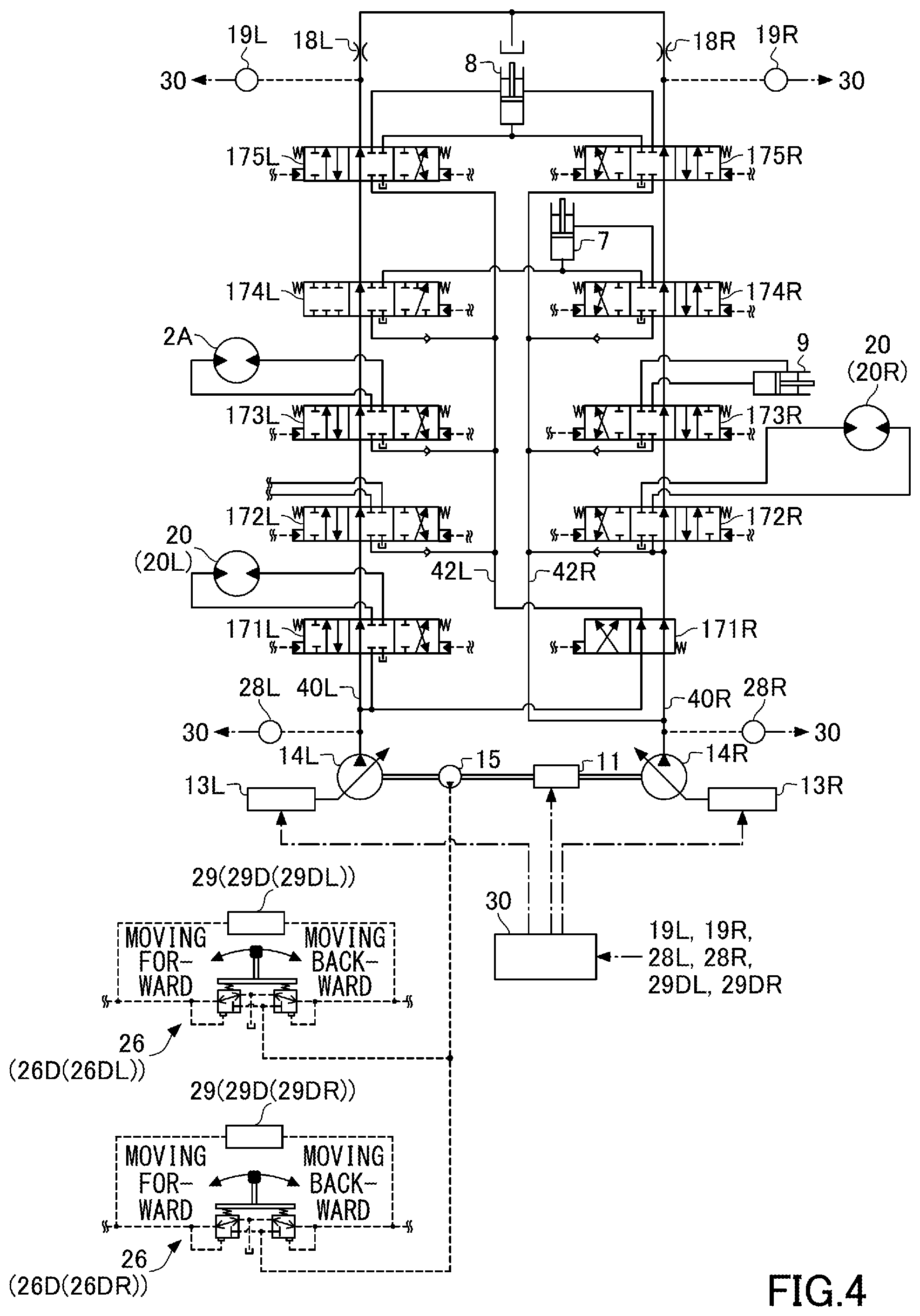 Patent US12359400 Figure 4 – Excavator