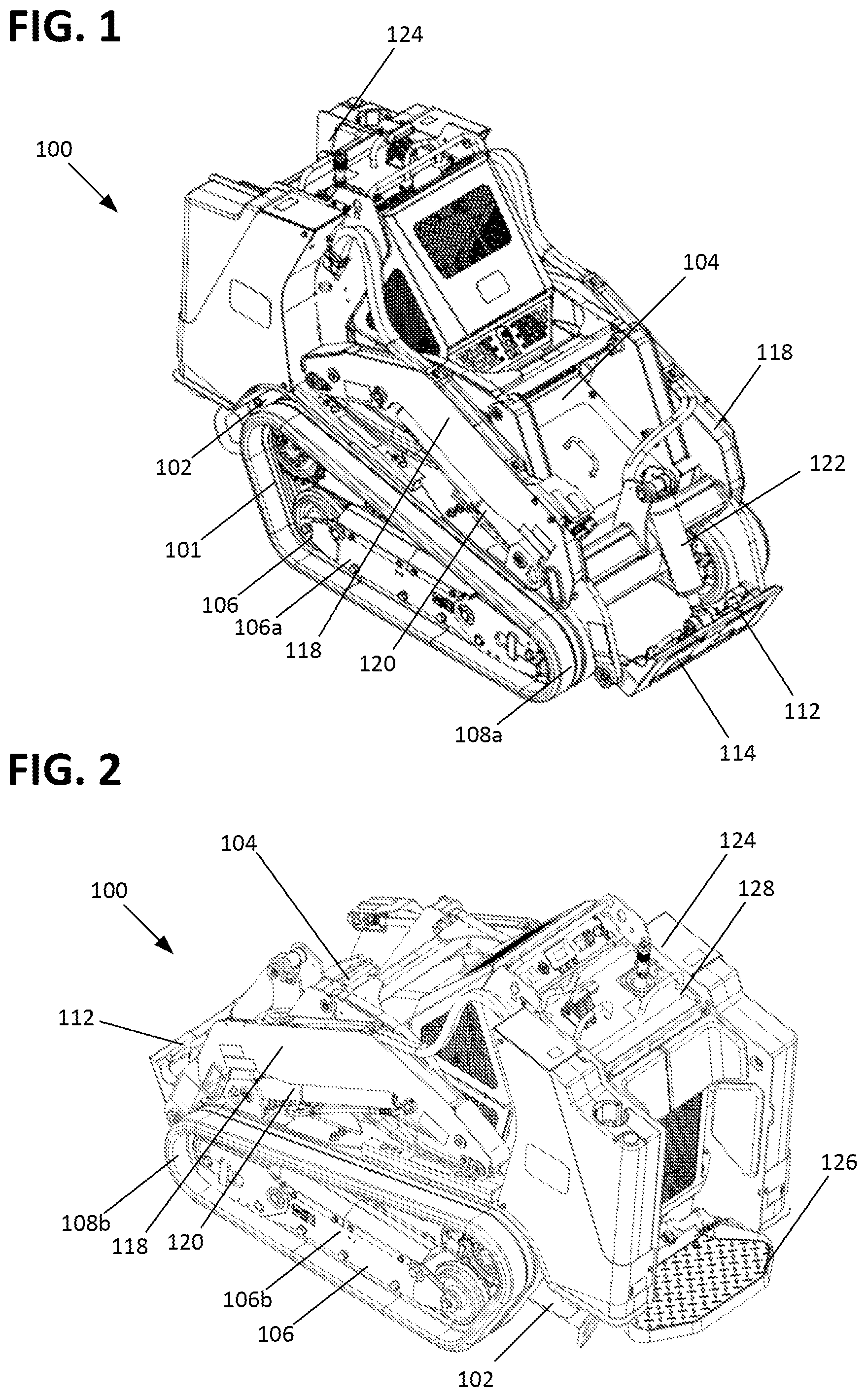 Patent US12359401 Figure 1 – Work machine with power optimization