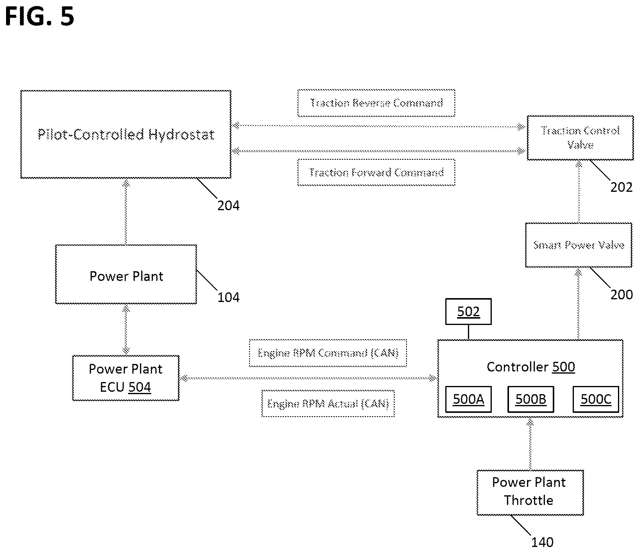 Patent US12359401 Figure 4 – Work machine with power optimization