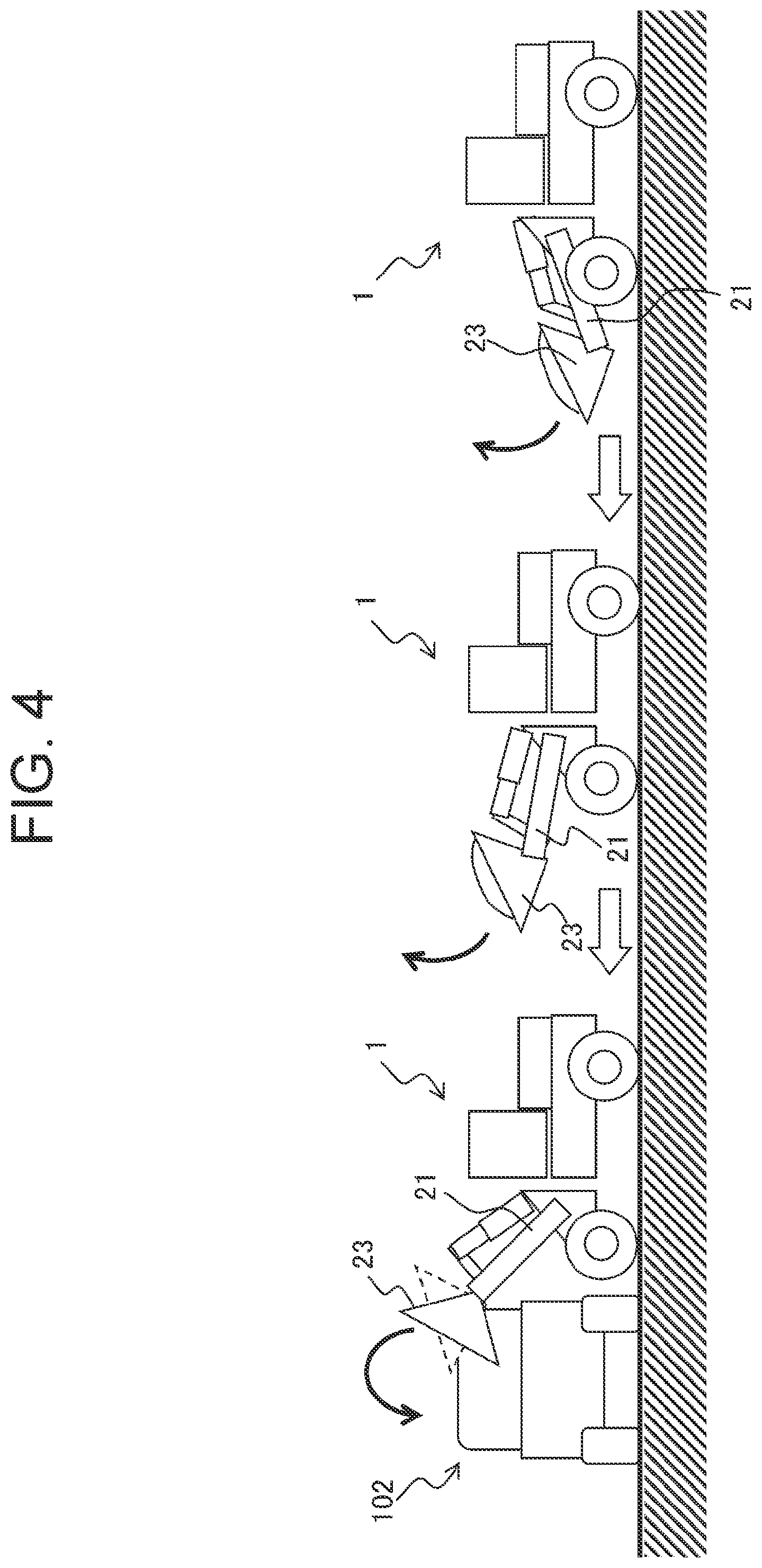 Patent US12359402 Figure 4 – Work vehicle
